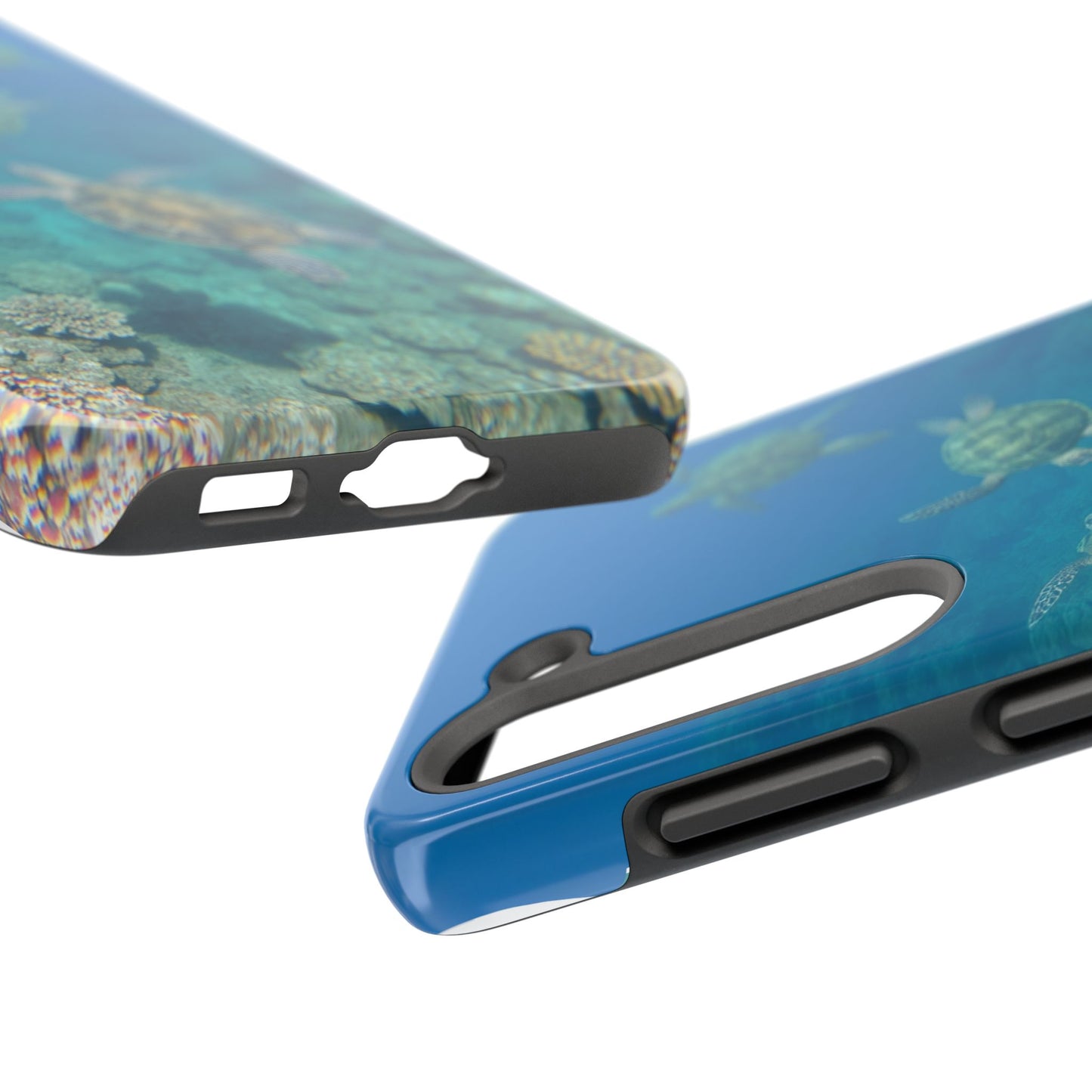 Ocean Turtle Tough Phone Cases - Durable Protection with Marine Art
