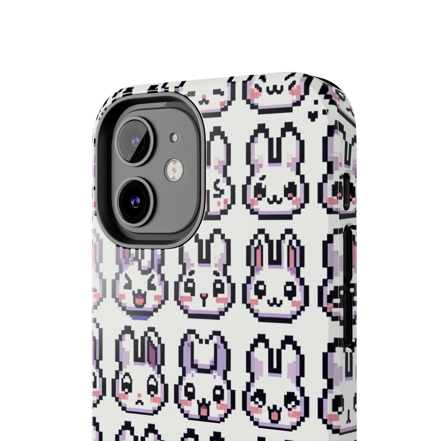 Cute Pixel Bunny Tough Phone Case - Stylish & Protective Cover for iPhone