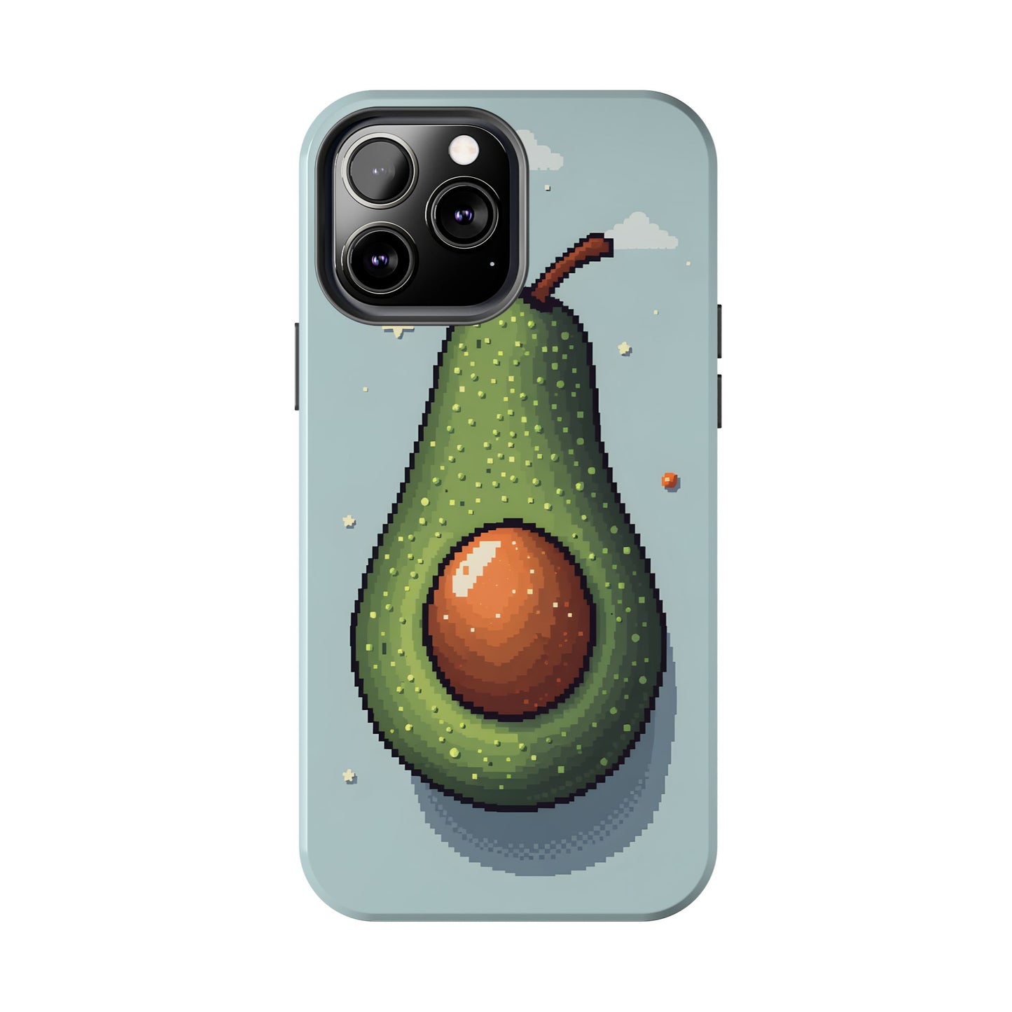 Pixel Avocado Tough Phone Case - Perfect for Foodies & Nature Lovers - for iPhone