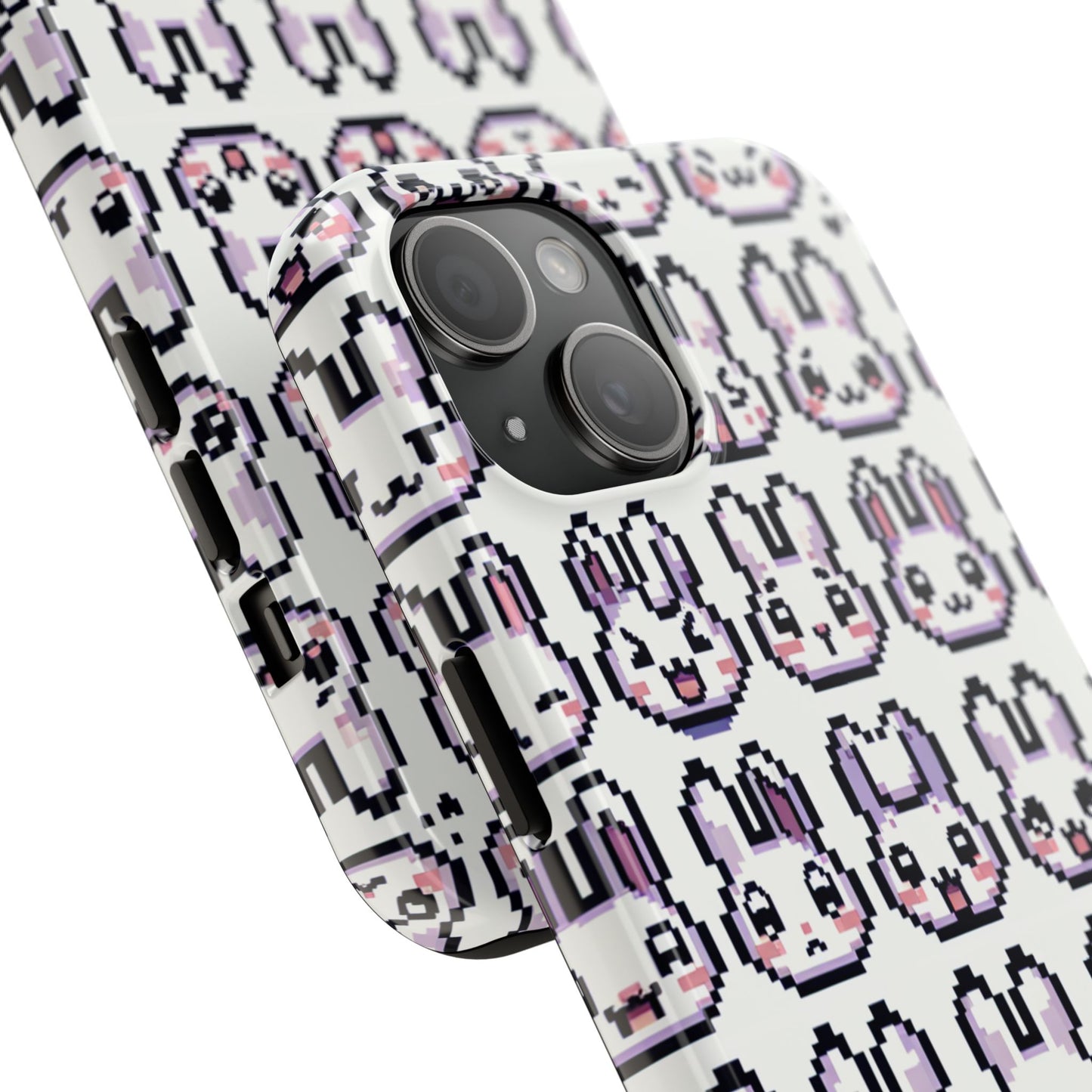 Cute Pixel Bunny Tough Phone Case - Stylish & Protective Cover for iPhone