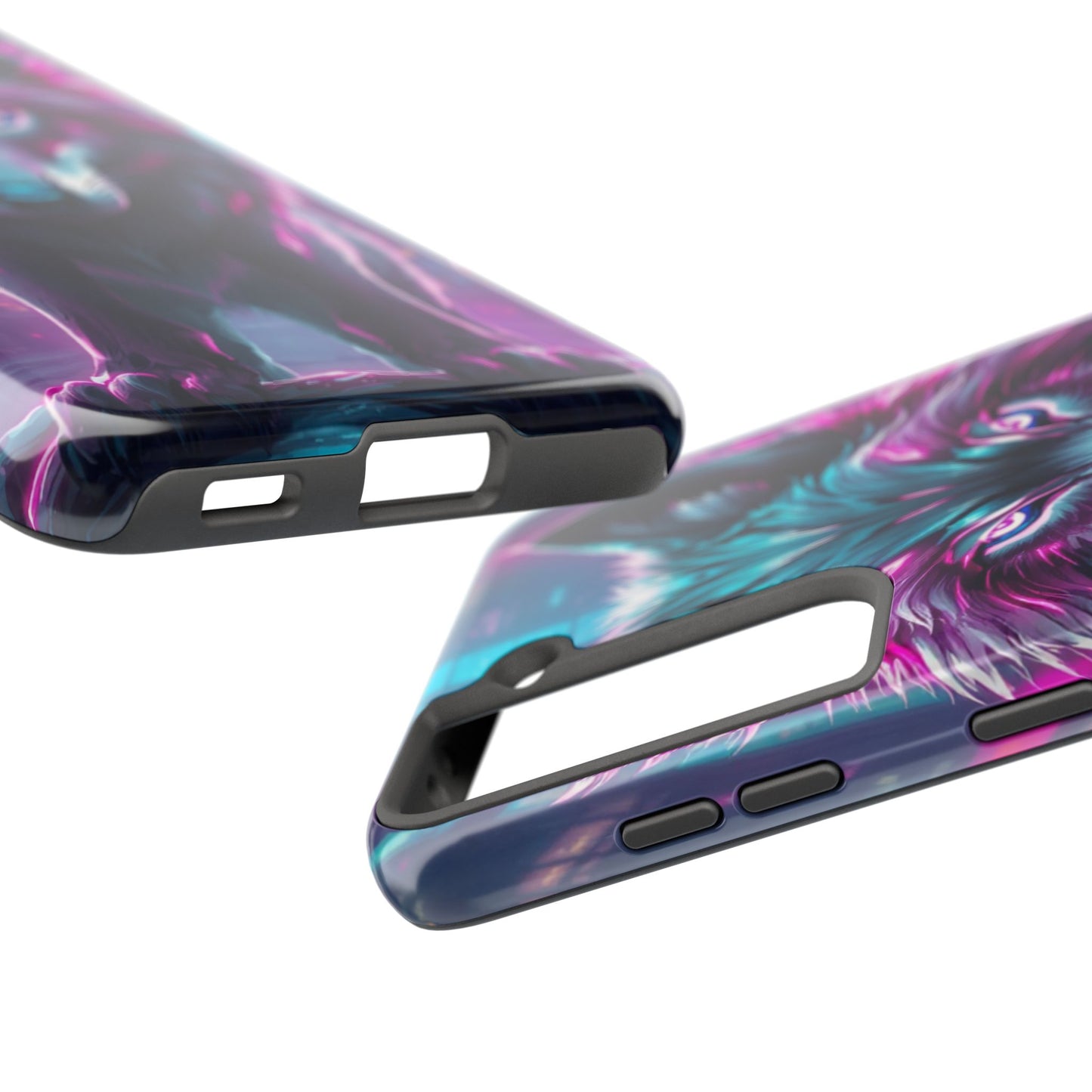 Fierce Wolf Phone Case - Tough & Vibrant Design for Animal Lovers