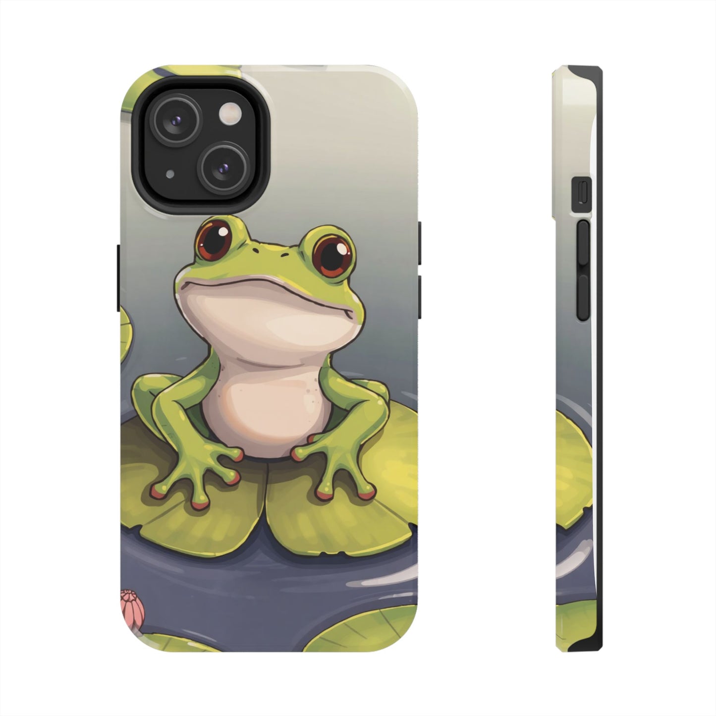 Cute Frog Tough Phone Case - Durable Protection with Nature Vibe