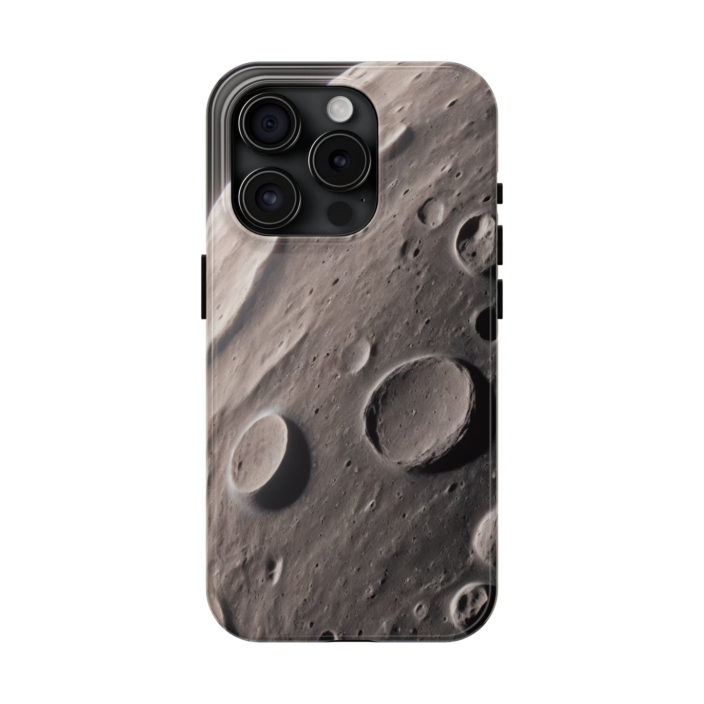 Celestial Moon Surface Tough Phone Case | Durable Space-Themed Design - for iPhone