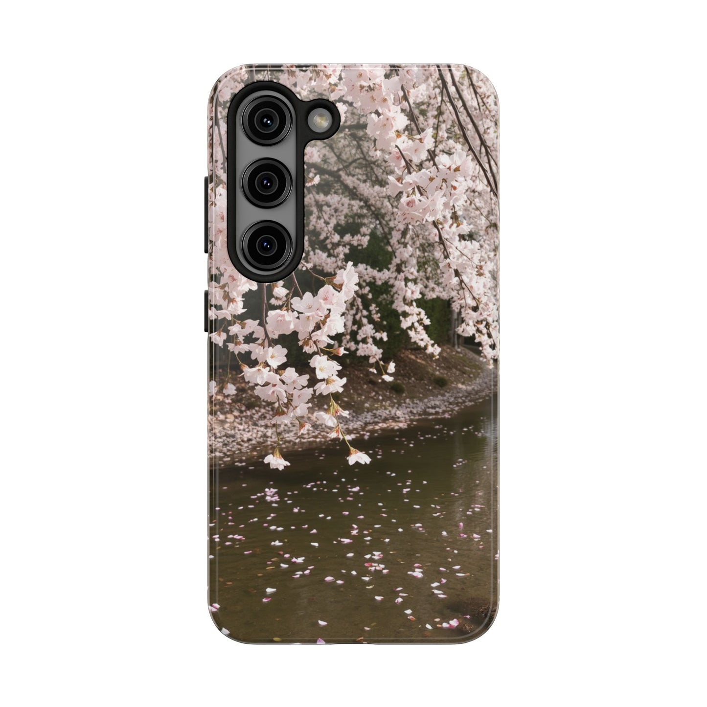 Cherry Blossom Tough Phone Cases - Durable Protection with Floral Serenity