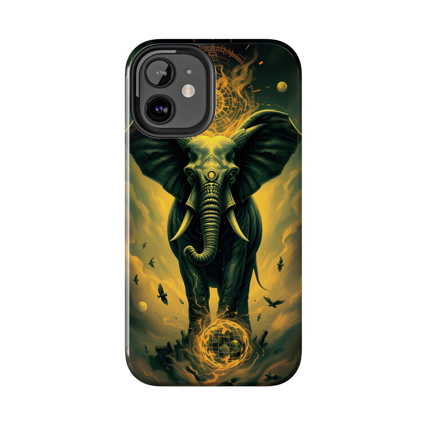 Majestic Elephant Clouds Tough Phone Case - Durable Protection with Bold Design - for iPhone