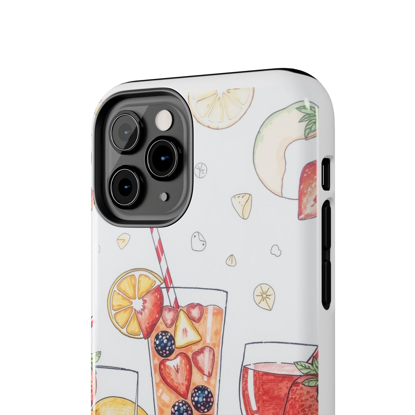 Colorful Fruit Cocktail Tough Phone Case - Perfect for Summer Vibes