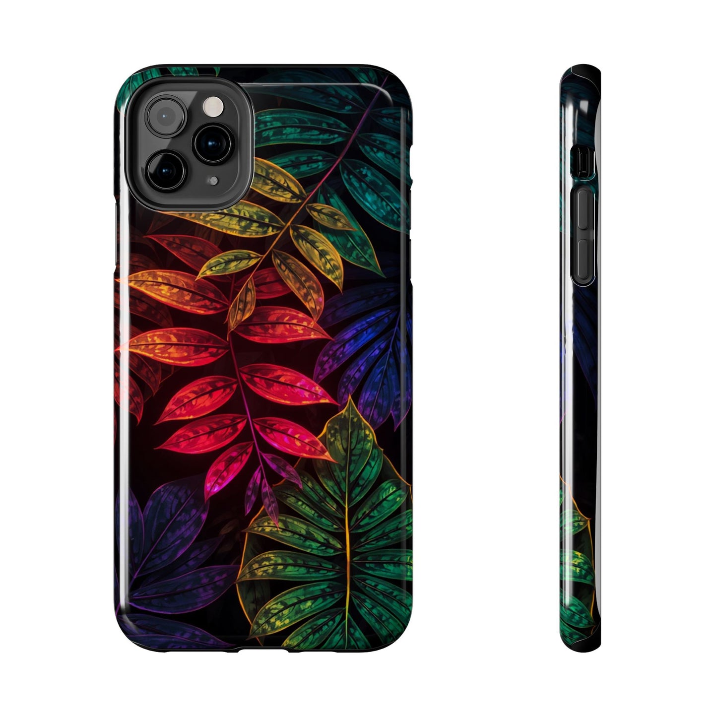 Vibrant Tropical Leaf Tough Phone Case