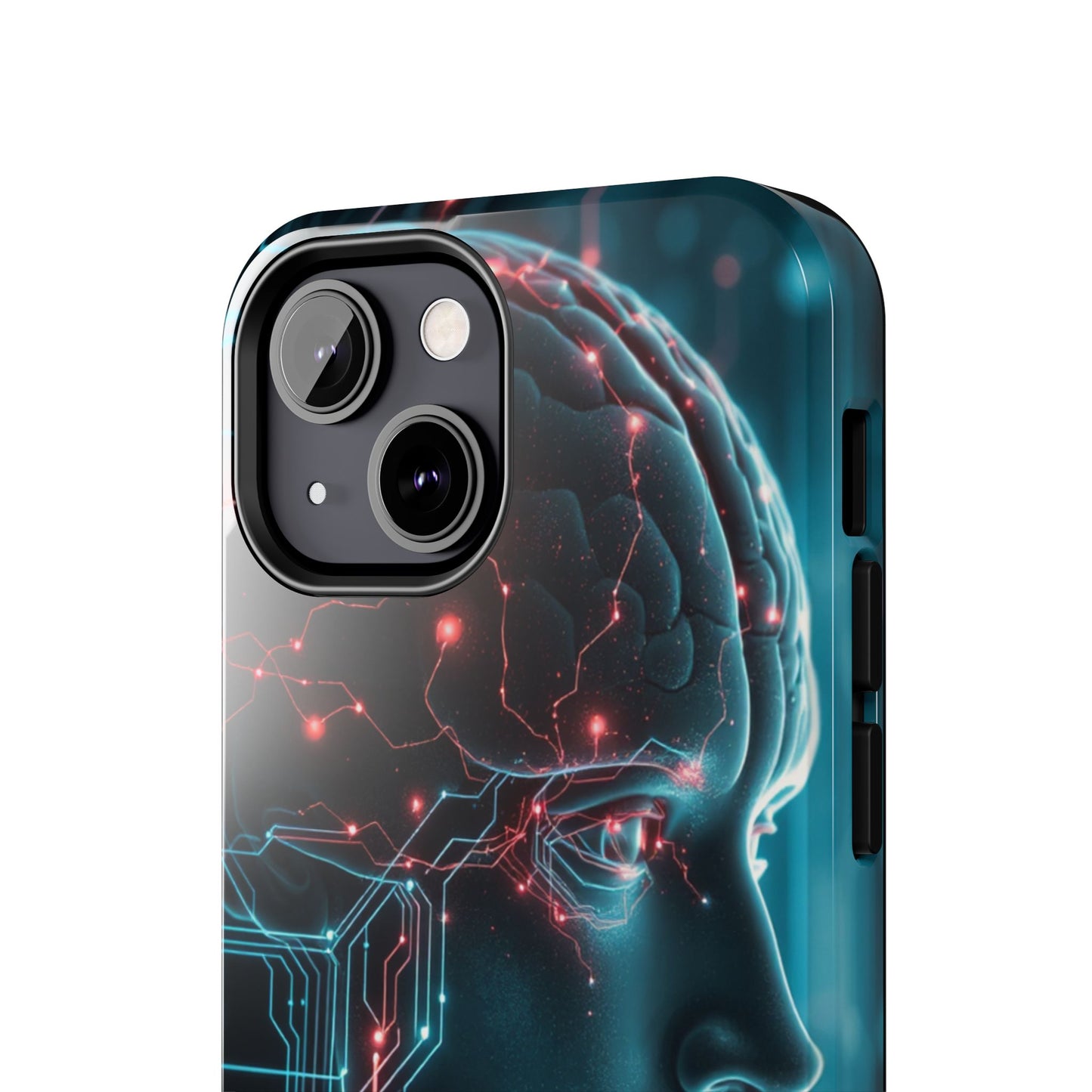 Futuristic Brain Design Tough Phone Case
