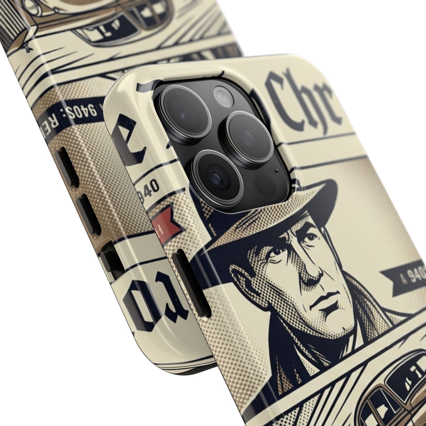Old Newspaper Tough Phone Case