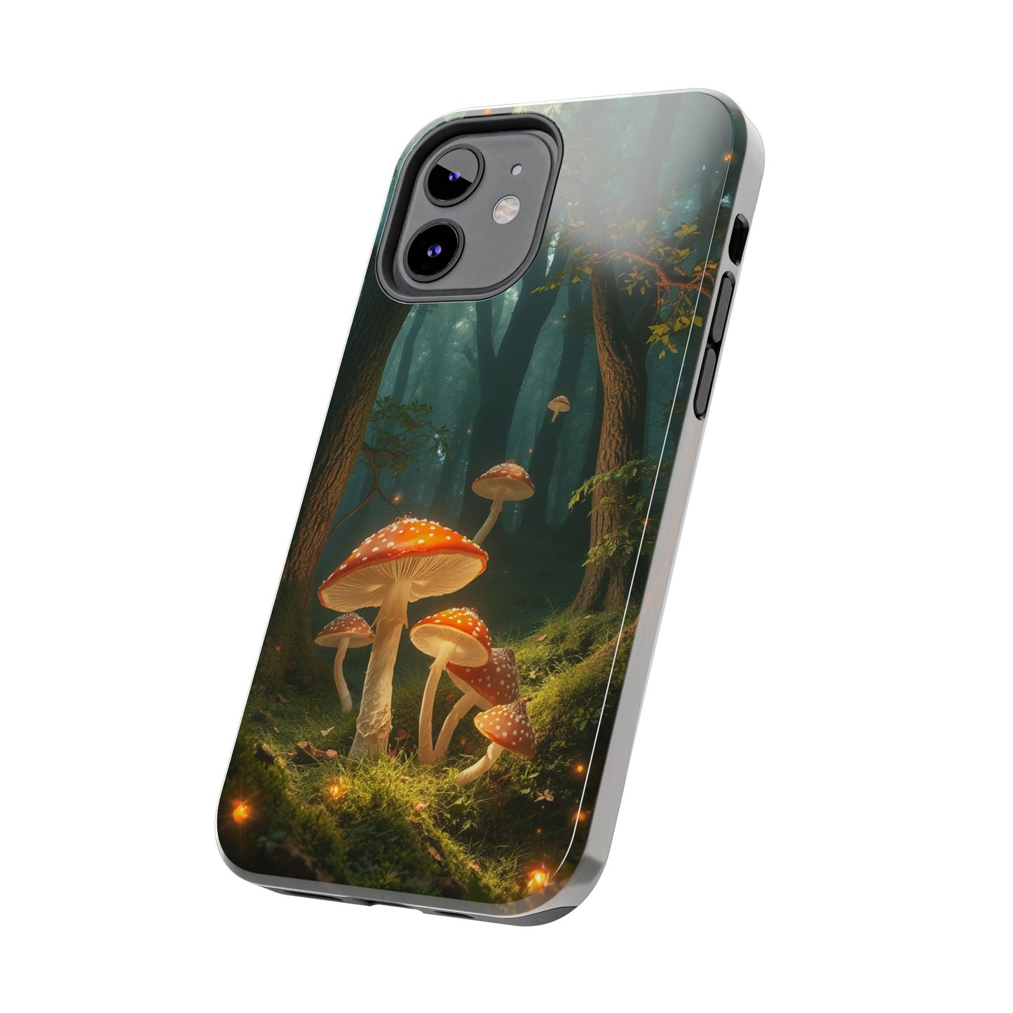 Whimsical Mushroom Tough Phone Case - Forest Fantasy Design