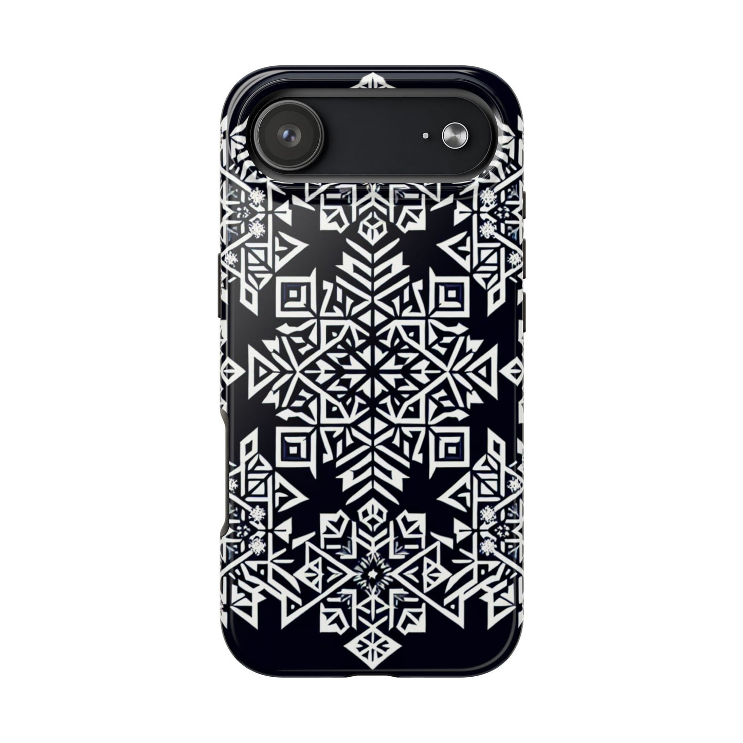 Winter Wonderland Tough Phone Case - Digital Snowflake - for iPhone