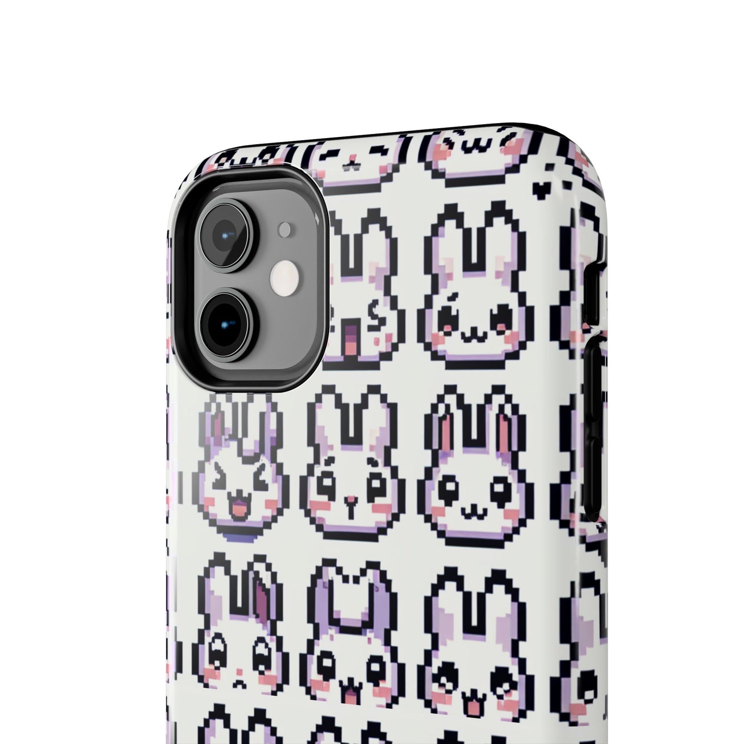 Cute Pixel Bunny Tough Phone Case - Stylish & Protective Cover for iPhone