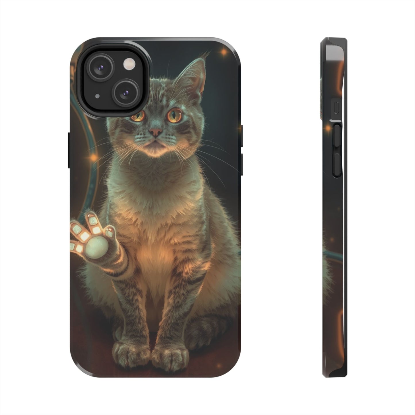 Whimsical Cat Phone Case | Tough Phone Cases for Cat Lovers, Pet Accessories, Gift for Cat Owners, Cute Phone Cover, Personalized Tech