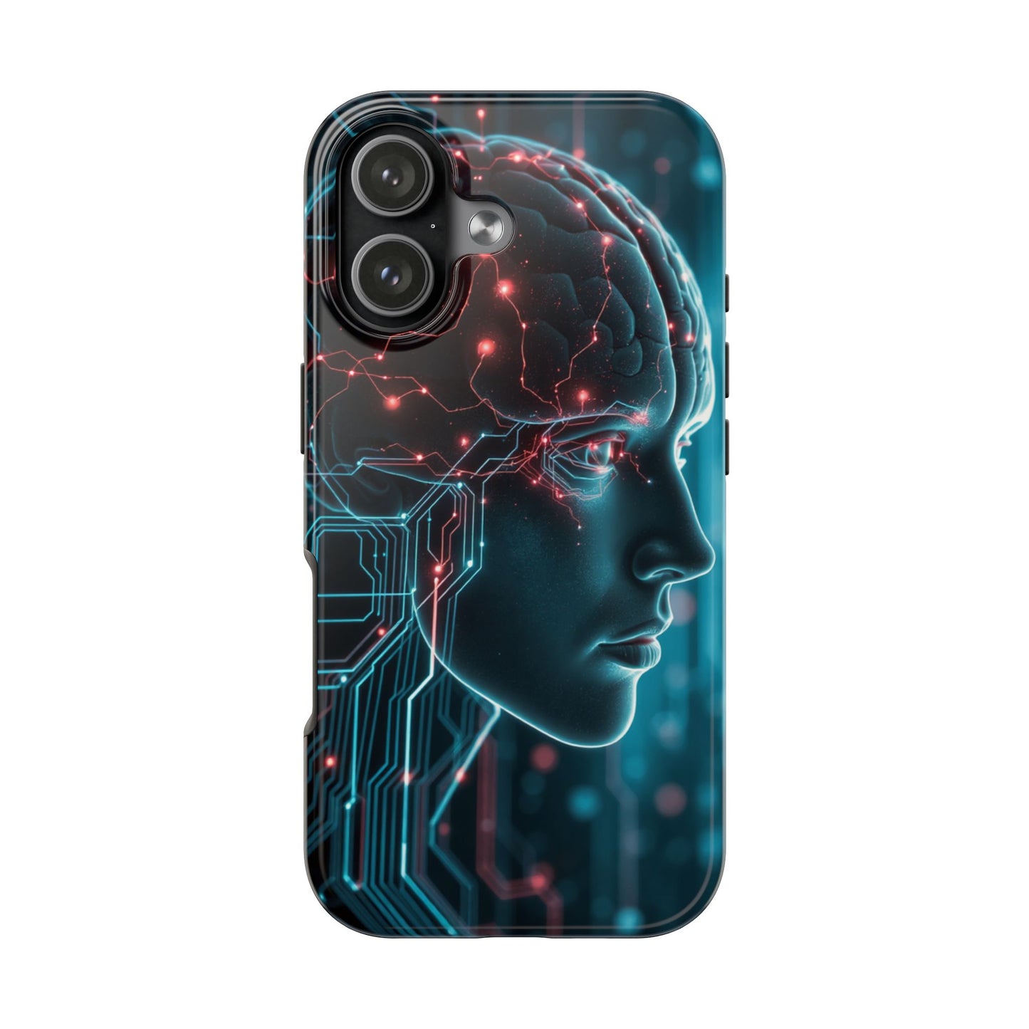 Futuristic Brain Design Tough Phone Case