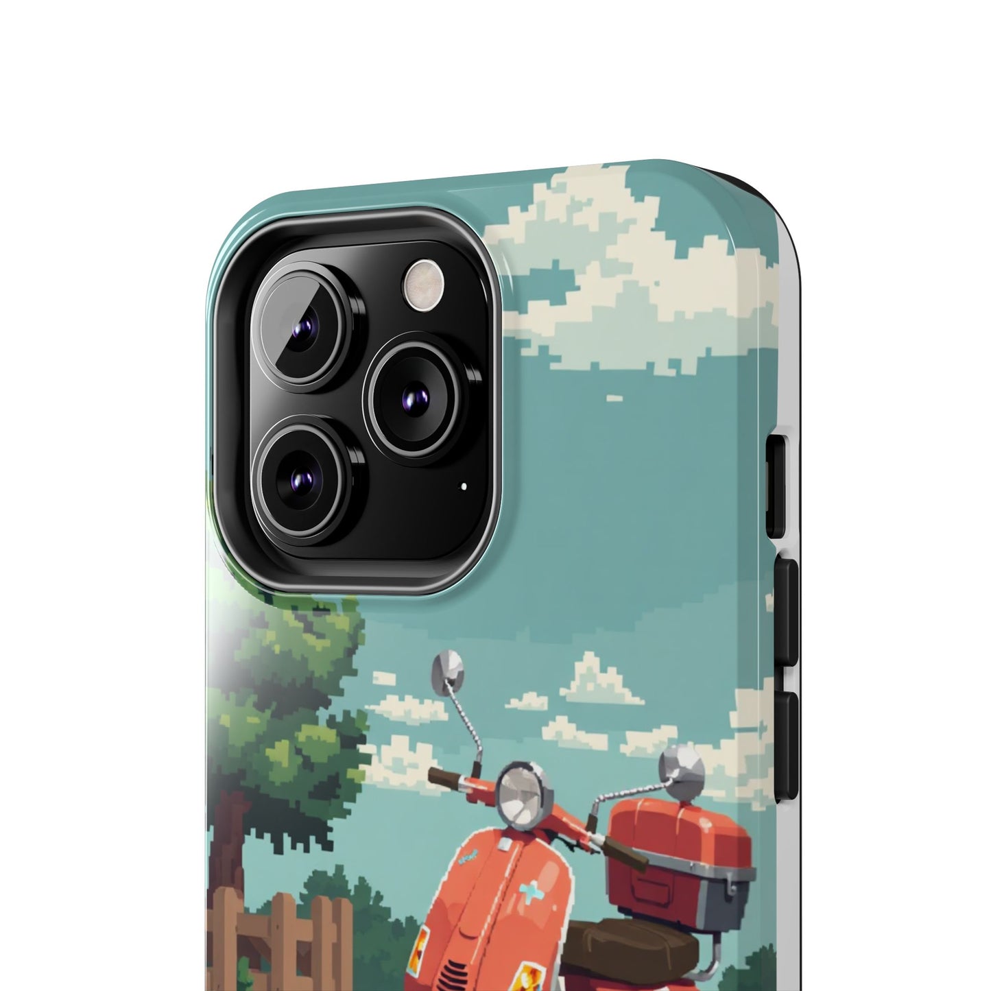 Retro Scooter Phone Case - Tough & Stylish Protection