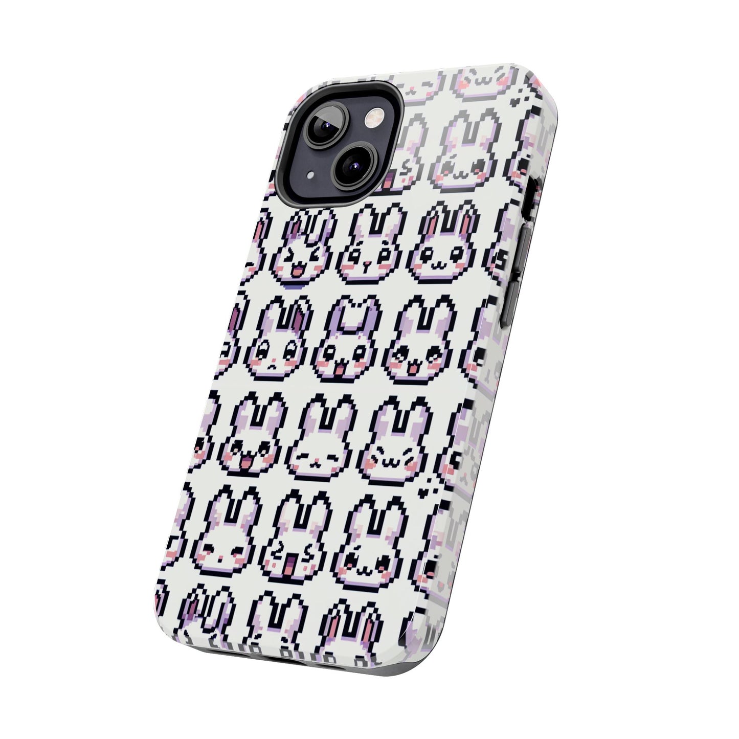 Cute Pixel Bunny Tough Phone Case - Stylish & Protective Cover for iPhone