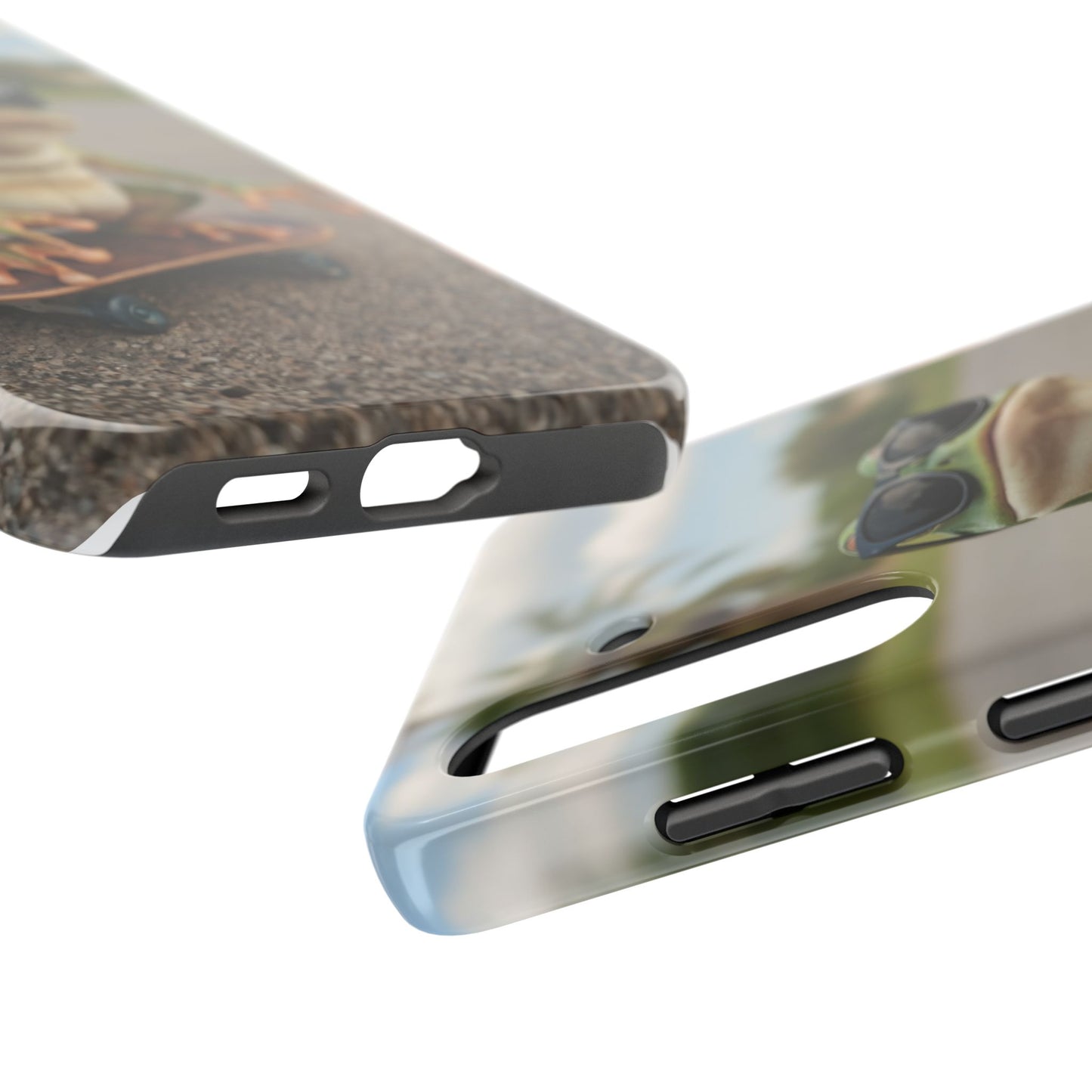 Cool Frog Skateboard Phone Case - Tough and Stylish Protection