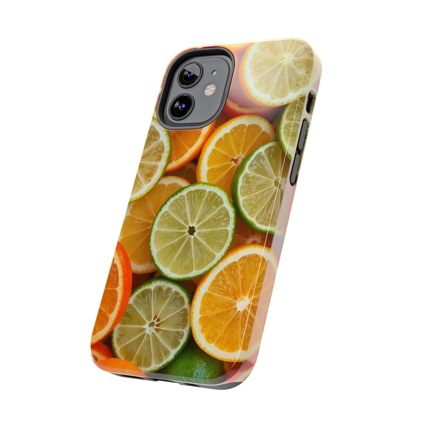 Citrus Slice Tough Phone Case – Vibrant Fruit Design for Summer Fun