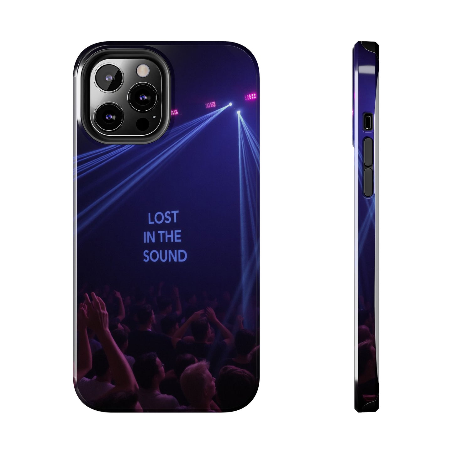 Vibrant Tough Phone Case - 'Lost in the Sound' Design for Music Lovers