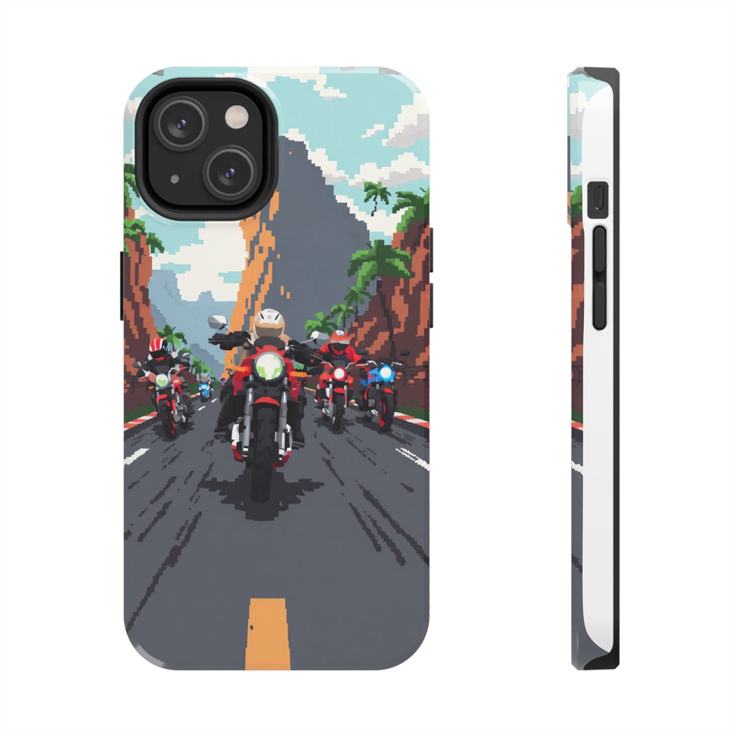 Retro Biker Tough Phone Case - Perfect for Motorcycle Lovers