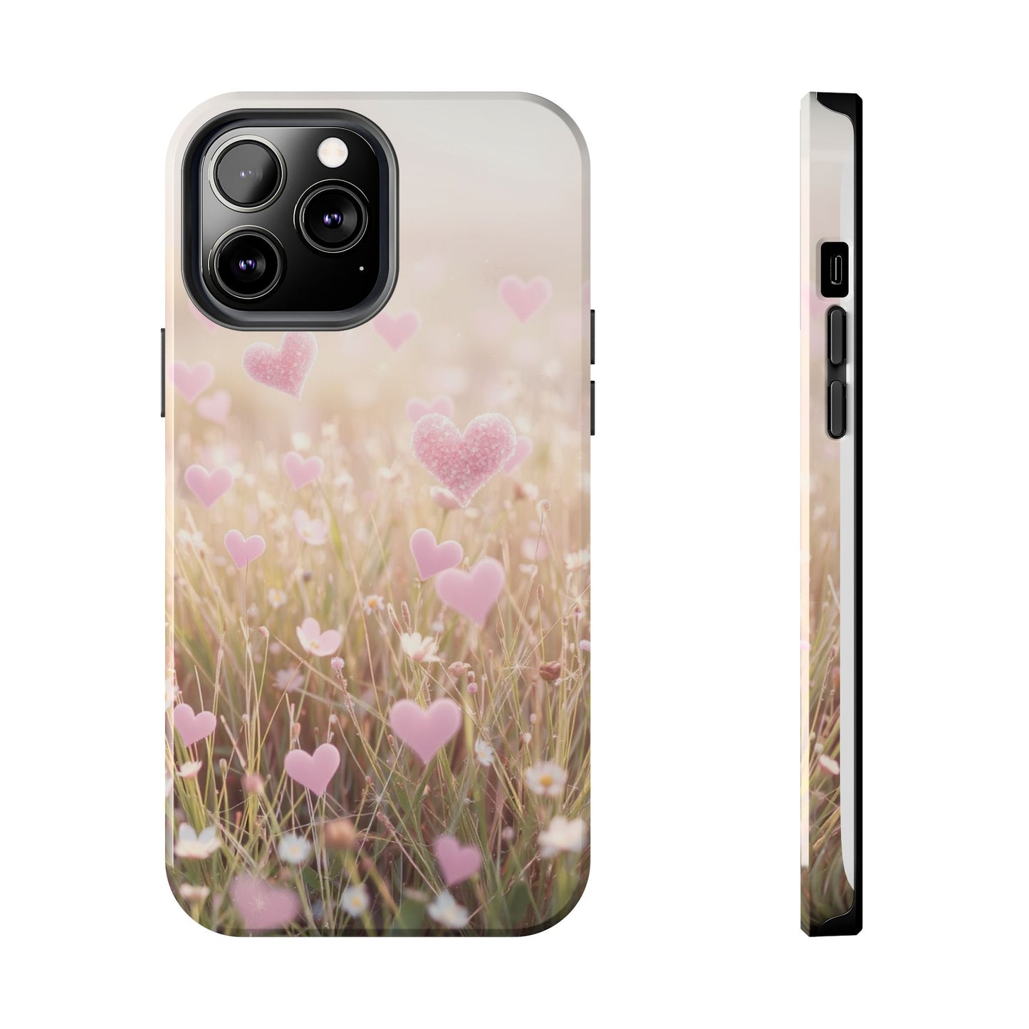 Romantic Hearts Tough Phone Case - Perfect for Lovers and Celebrations