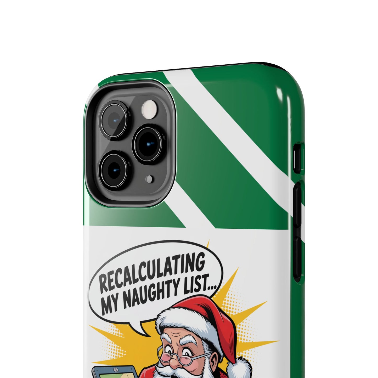 Santa Naughty List Phone Case - Tough & Fun Holiday Protection