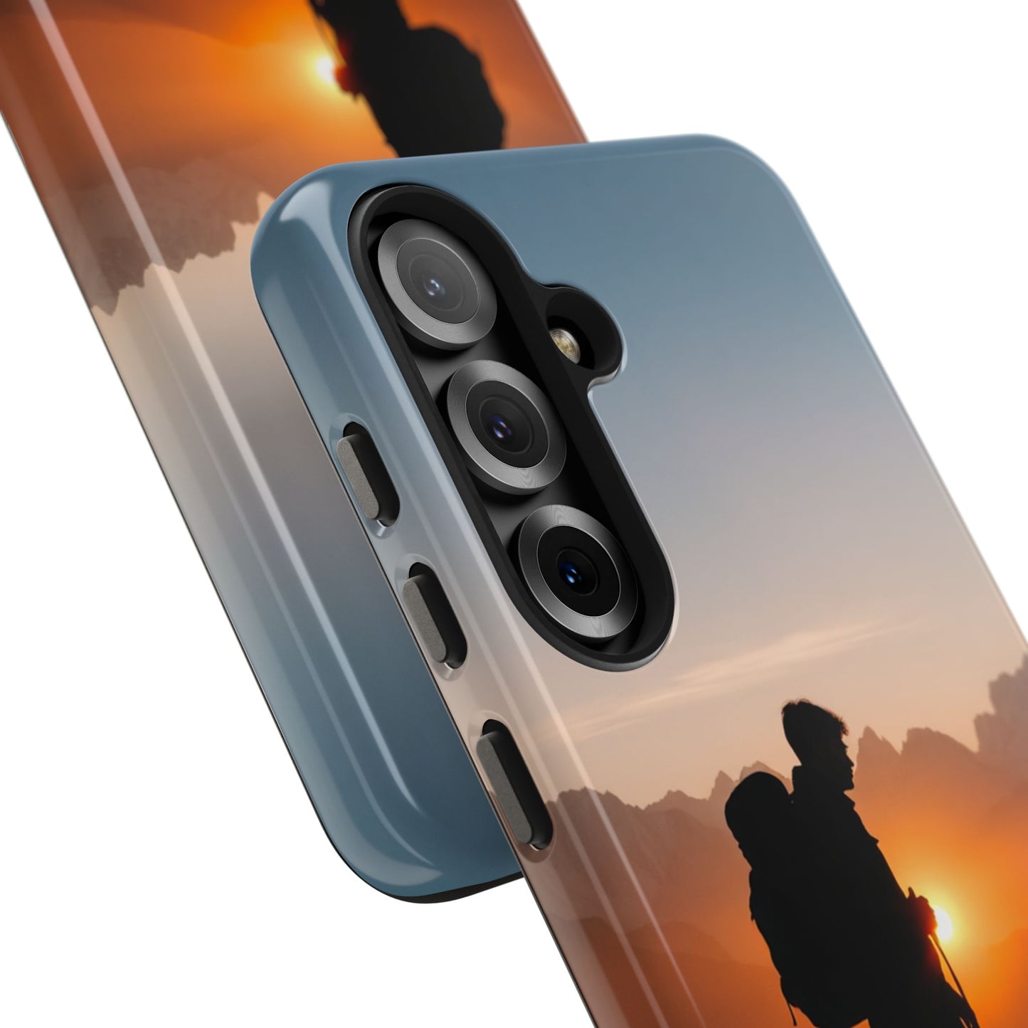 Explorer Adventure Sunset Mountain iPhone Case