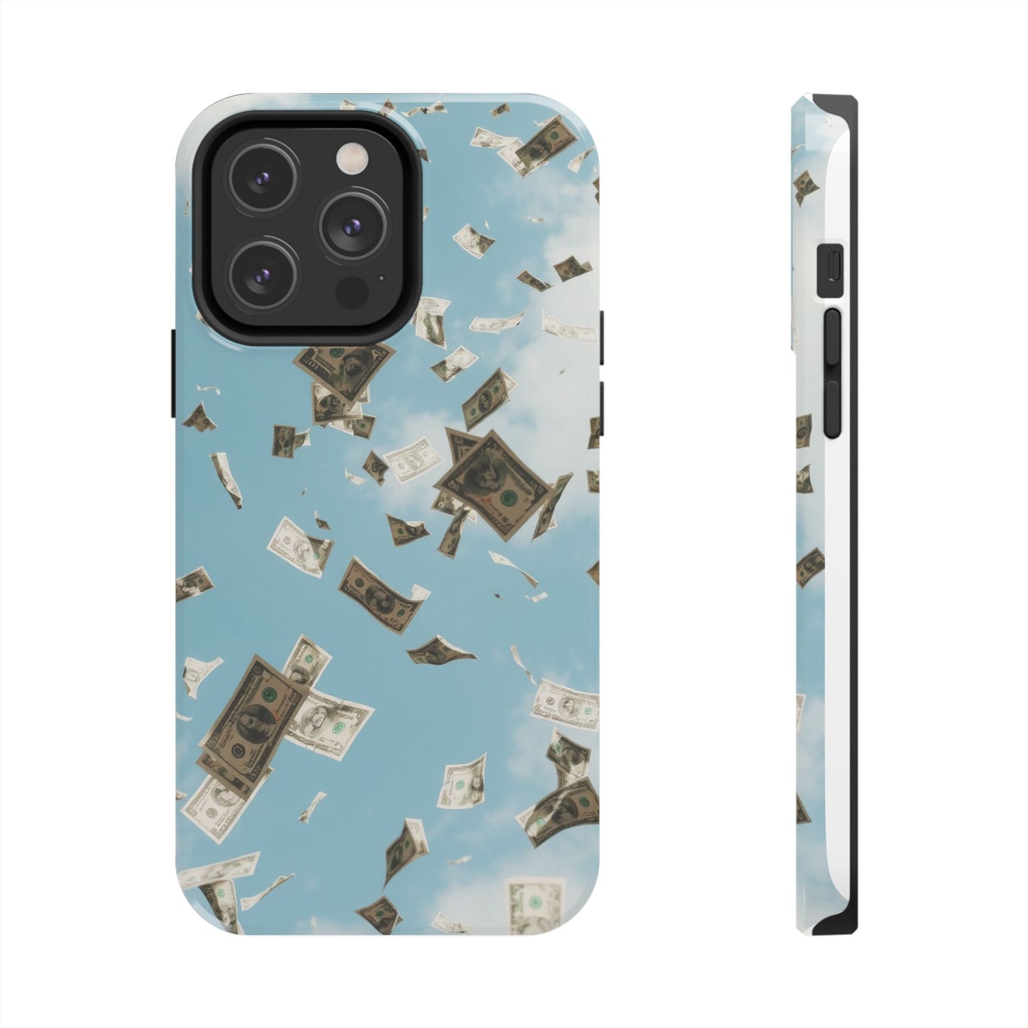 Cinematic Money Rain Phone Case | Tough & Stylish Accessory for Trendsetters, Gift for Birthdays, Graduations, and Celebrations