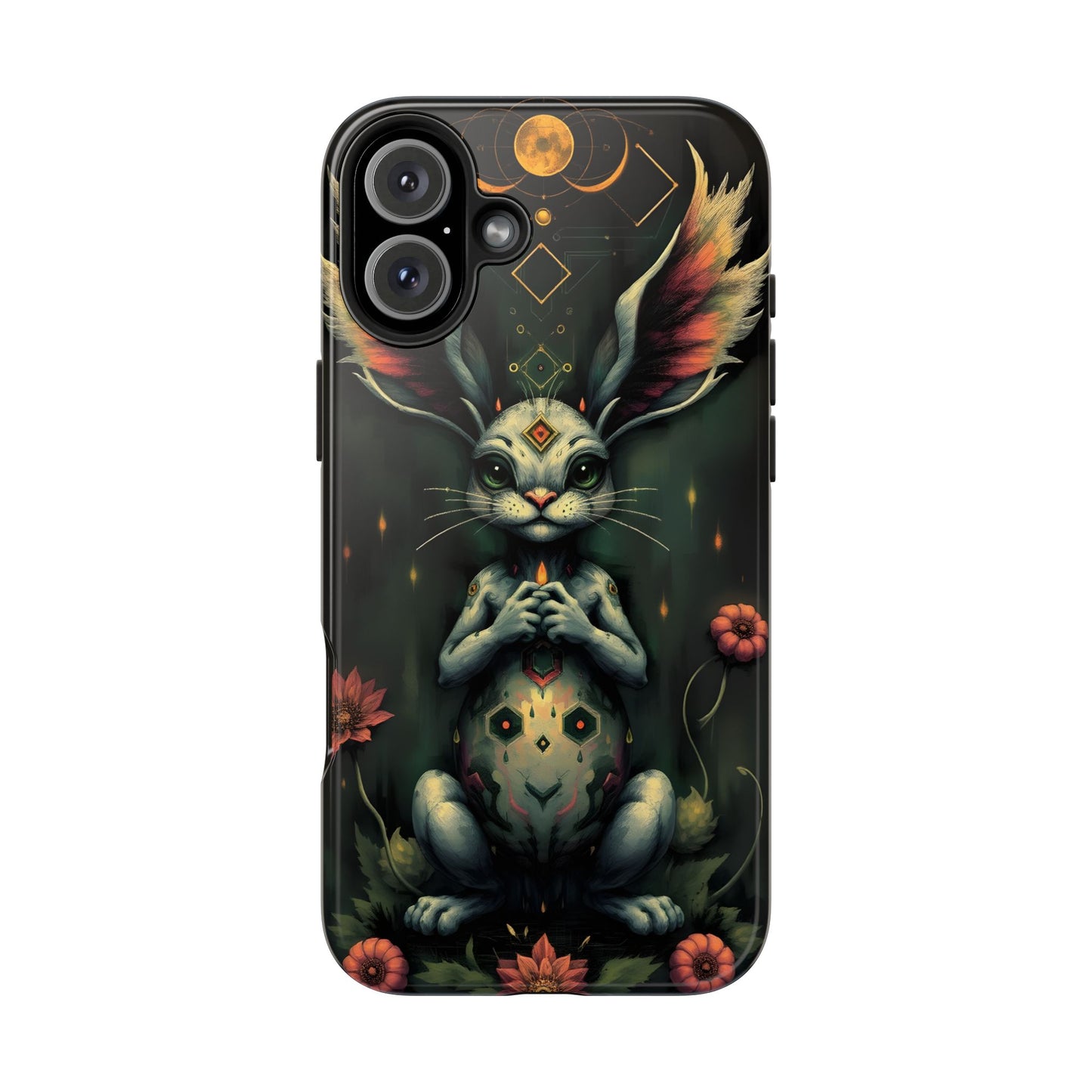 Artistic Rabbit Phone Cases - Unique and Durable Design of Mystical Bunny - for iPhone