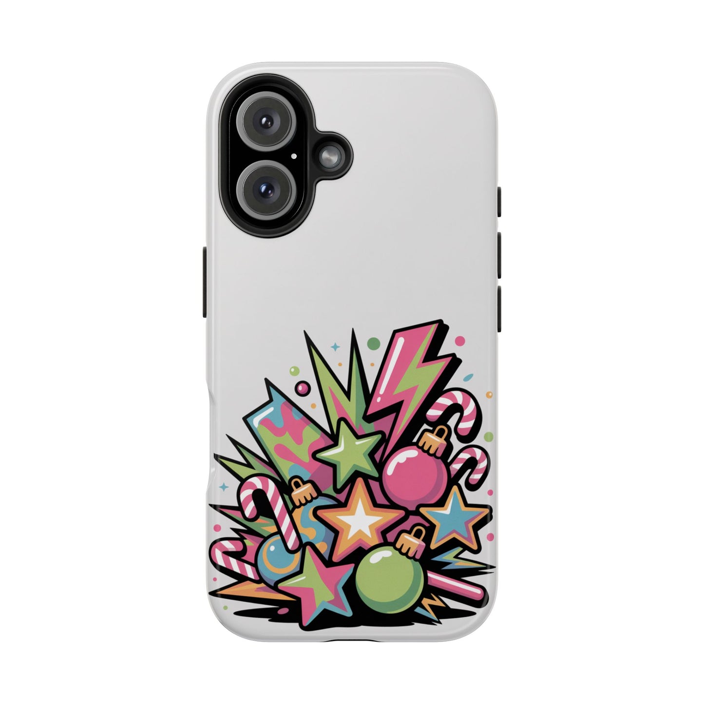 Colorful Explosion Retro Christmas Tough Phone Case