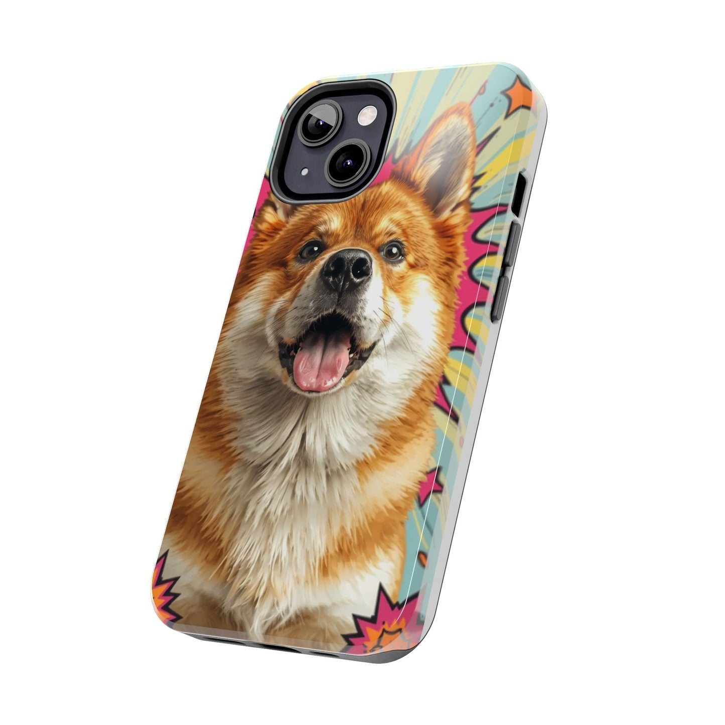 Playful Dog Tough Phone Case - Durable & Stylish Pet Lover Gift