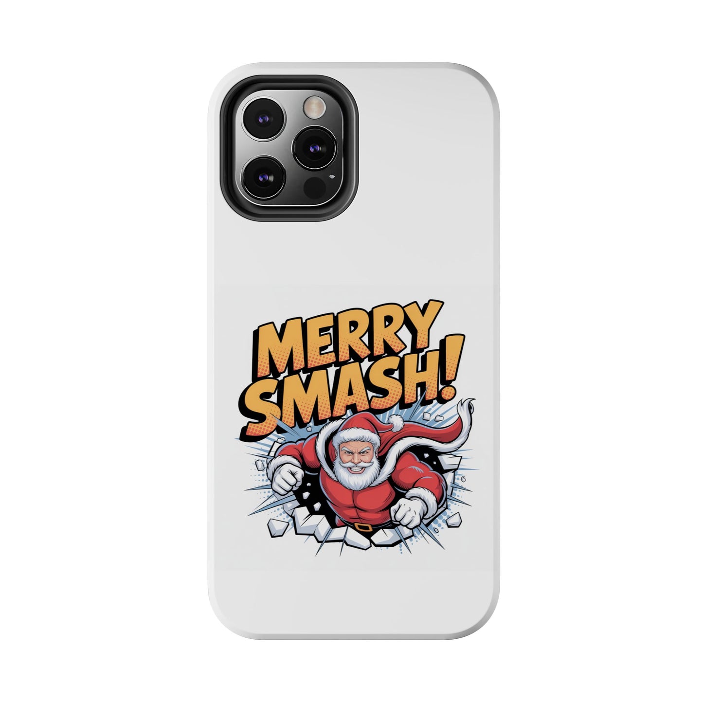 Santa Merry Smash Phone Case