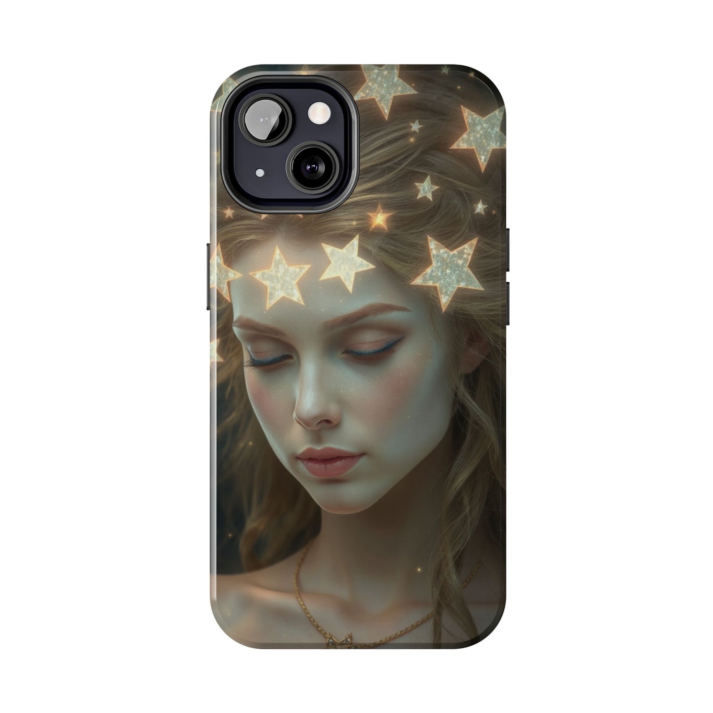 Celestial Dream Tough Phone Case - Artistic Starry Design for Style Enthusiasts