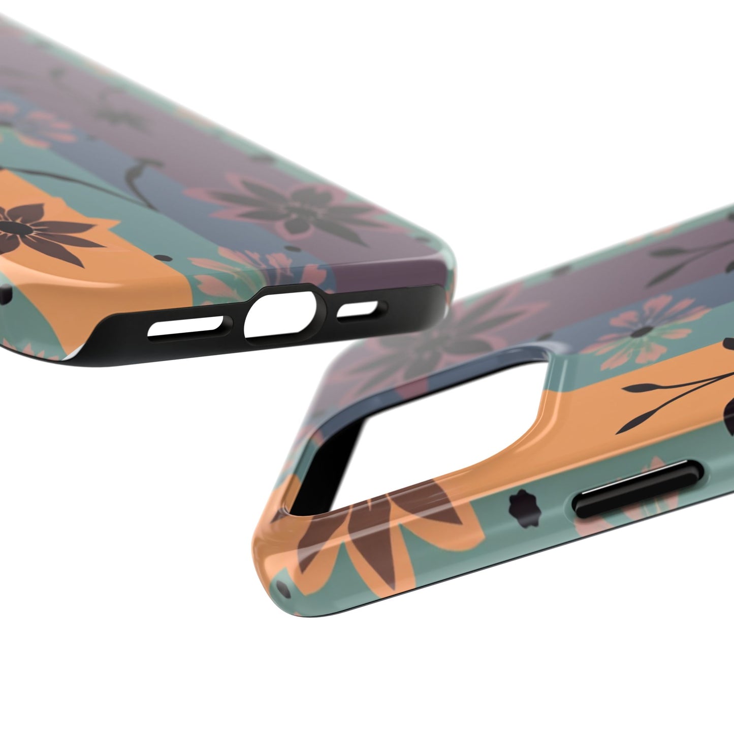 Boho Floral Tough Phone Cases - Durable & Stylish Protection - for iPhone