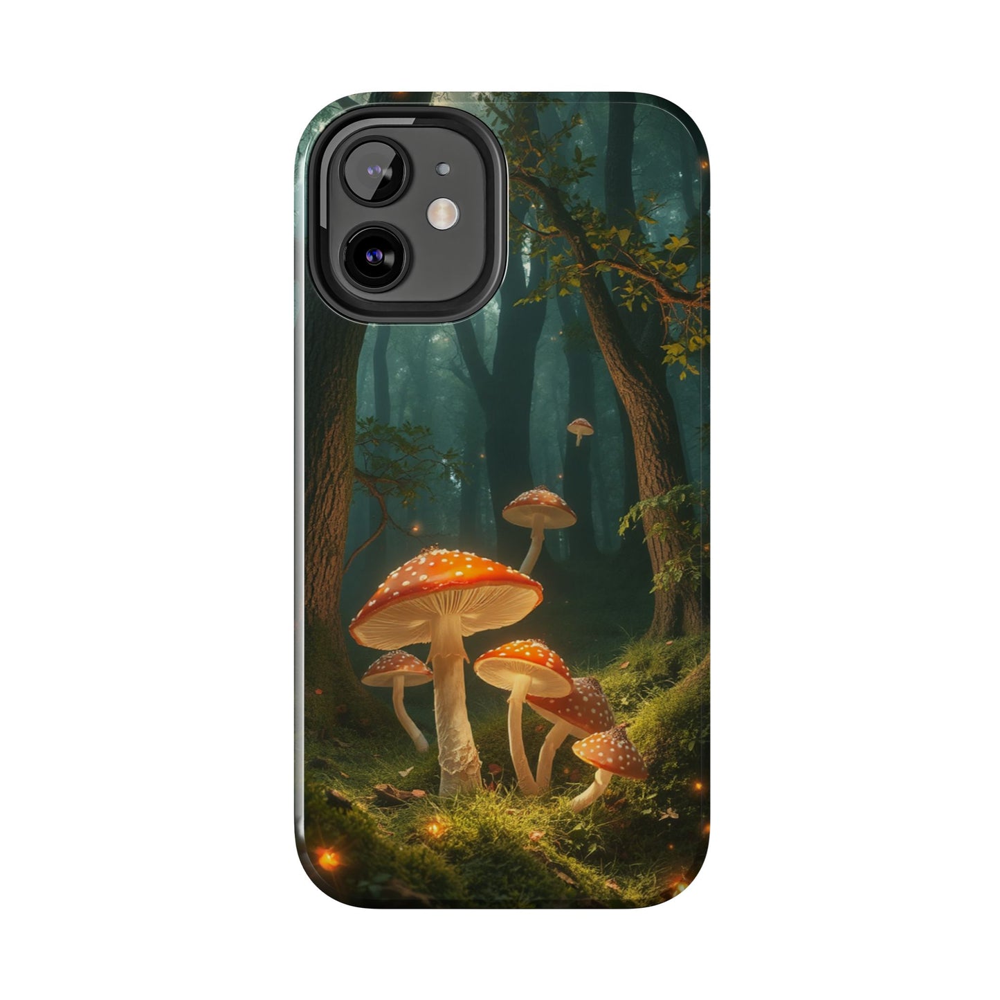 Whimsical Mushroom Tough Phone Case - Forest Fantasy Design