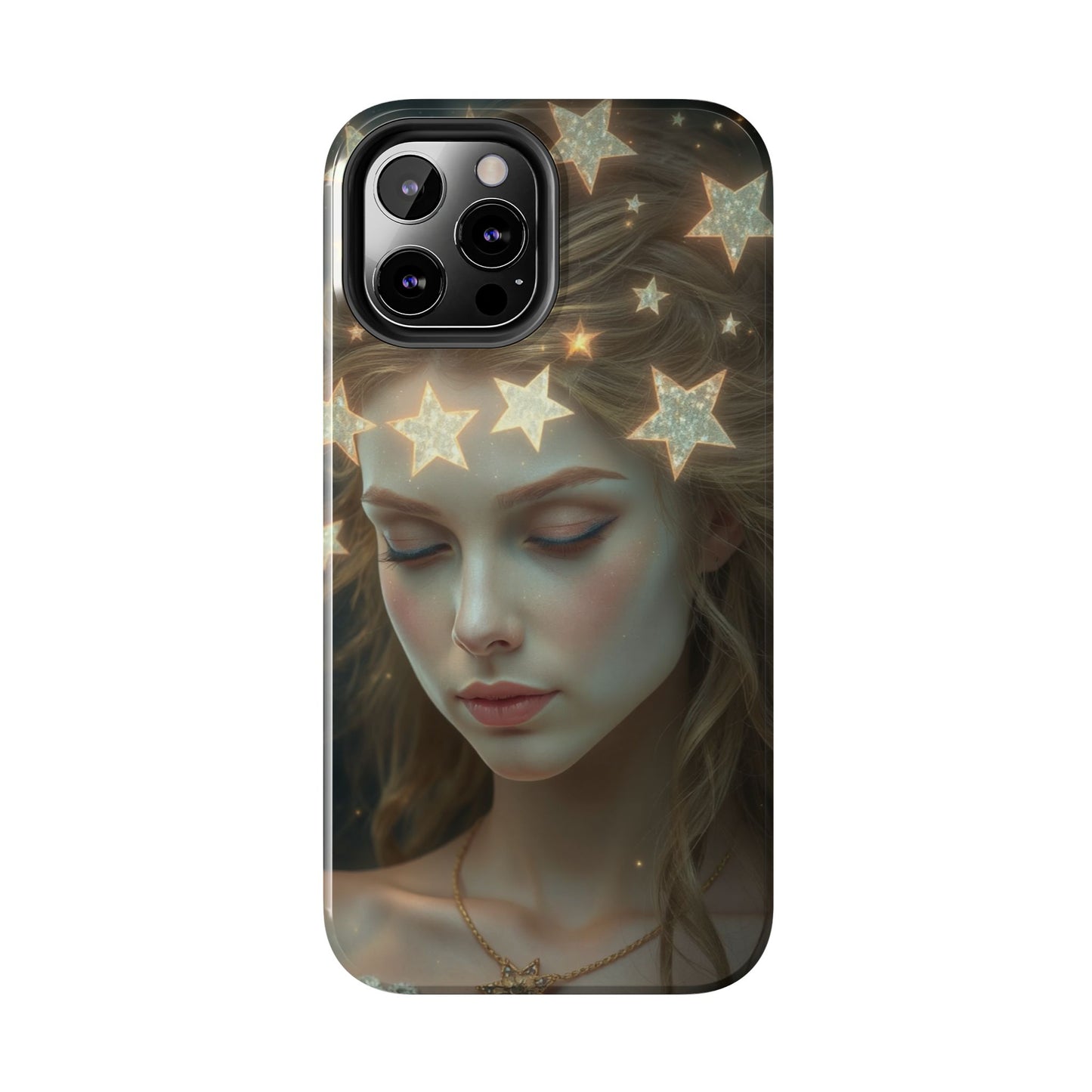 Celestial Dream Tough Phone Case - Artistic Starry Design for Style Enthusiasts