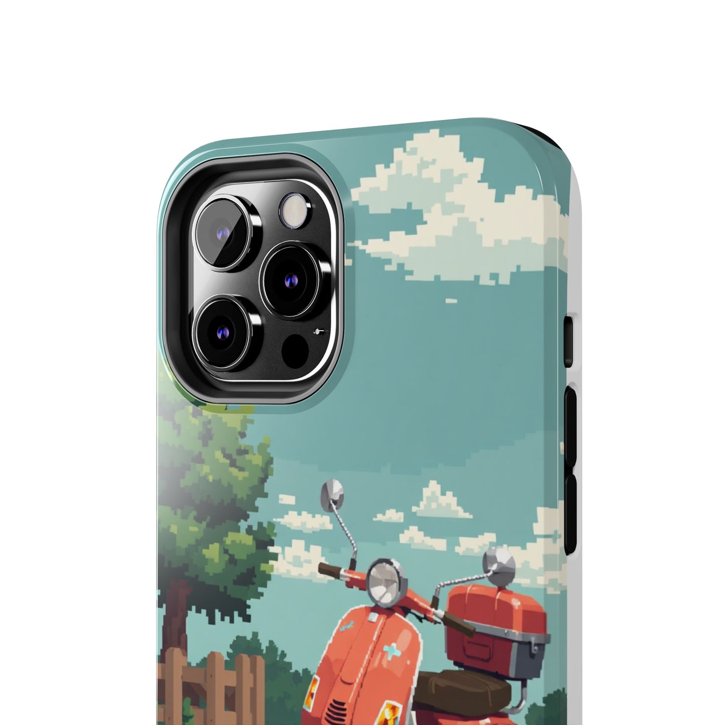 Retro Scooter Phone Case - Tough & Stylish Protection