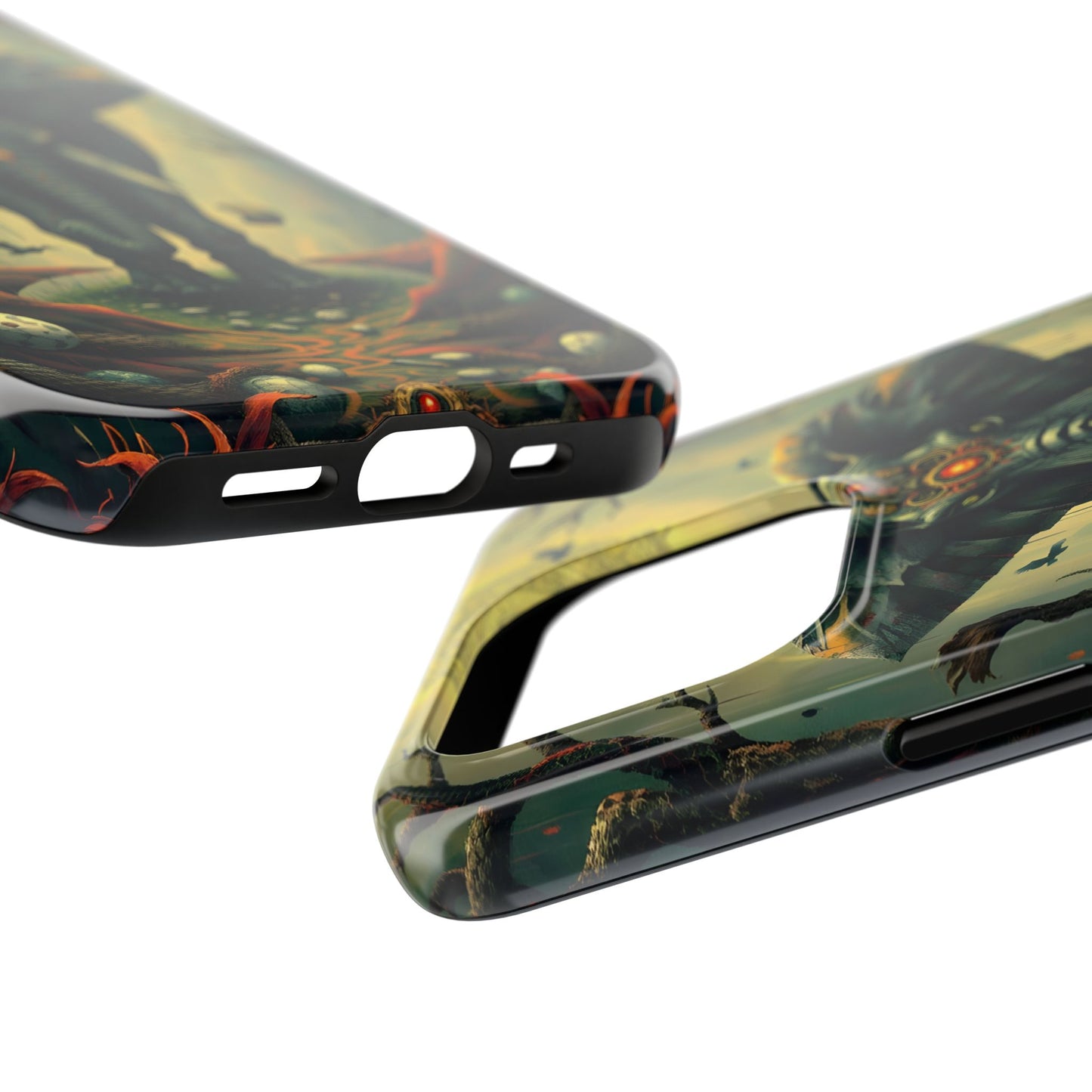 Mystical Forest Elephant Tough Phone Case | Vibrant Design for Nature Lovers - for iPhone