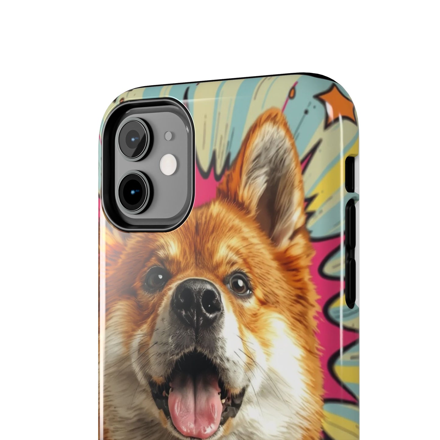 Playful Dog Tough Phone Case - Durable & Stylish Pet Lover Gift