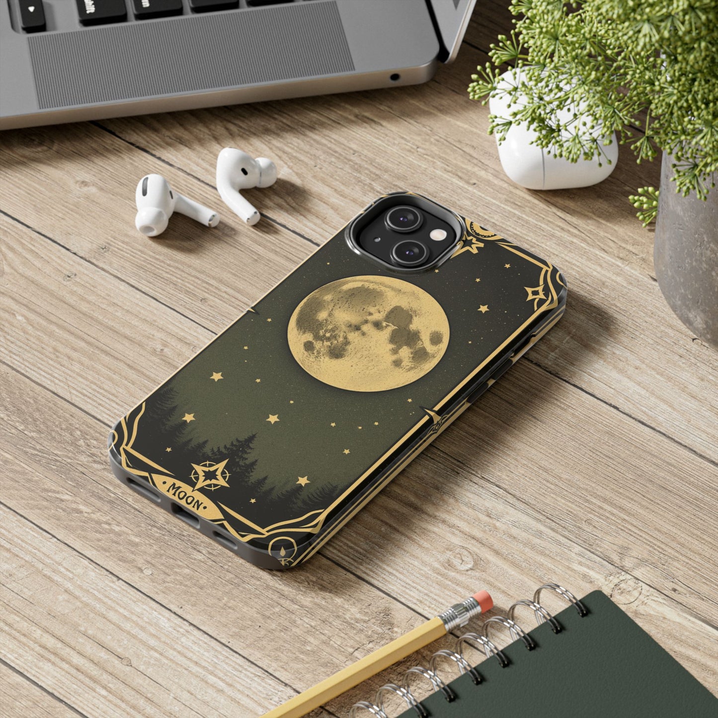Celestial Moon Phone Case - Tough & Stylish for Star Lovers