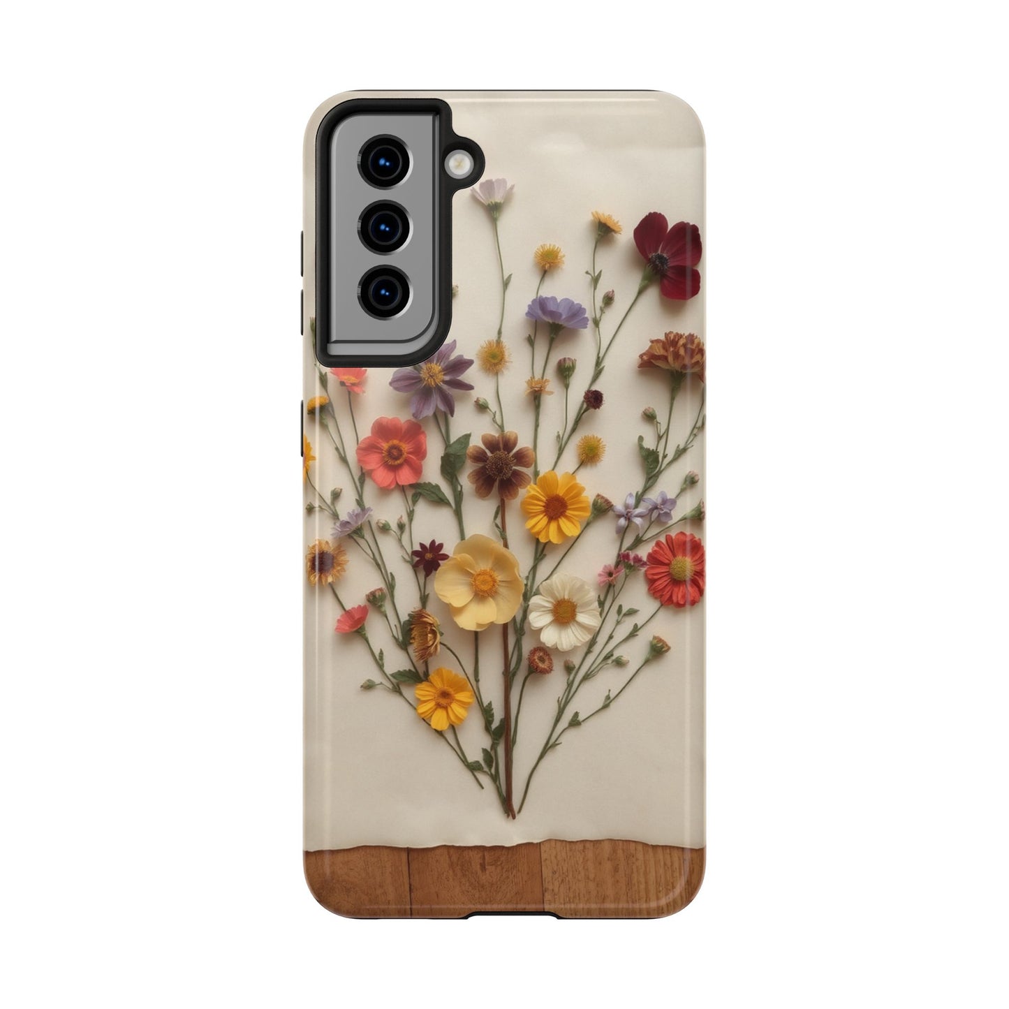 Floral Tough Phone Case - Durable Protection with Nature-Inspired Design