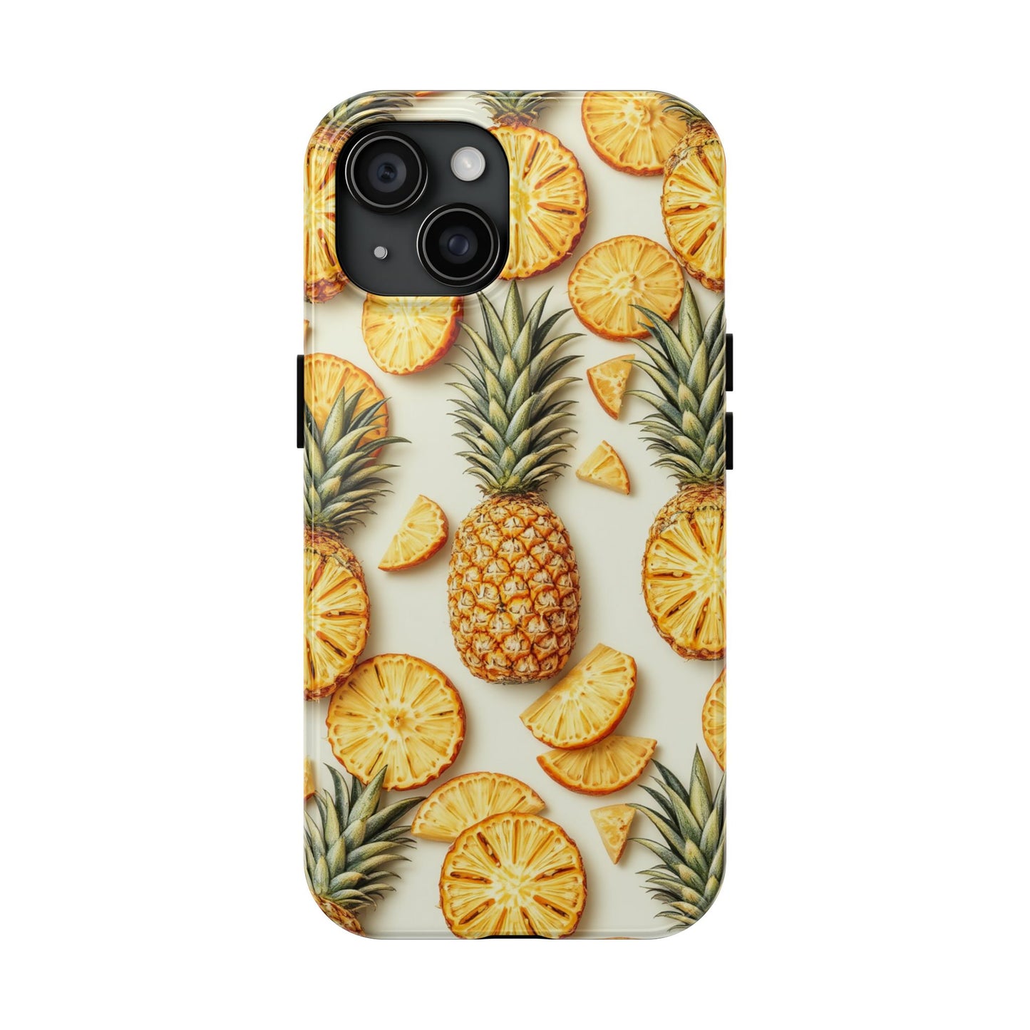 Tropical Pineapple Phone Case - Tough Phone Protector for Summer Vibes