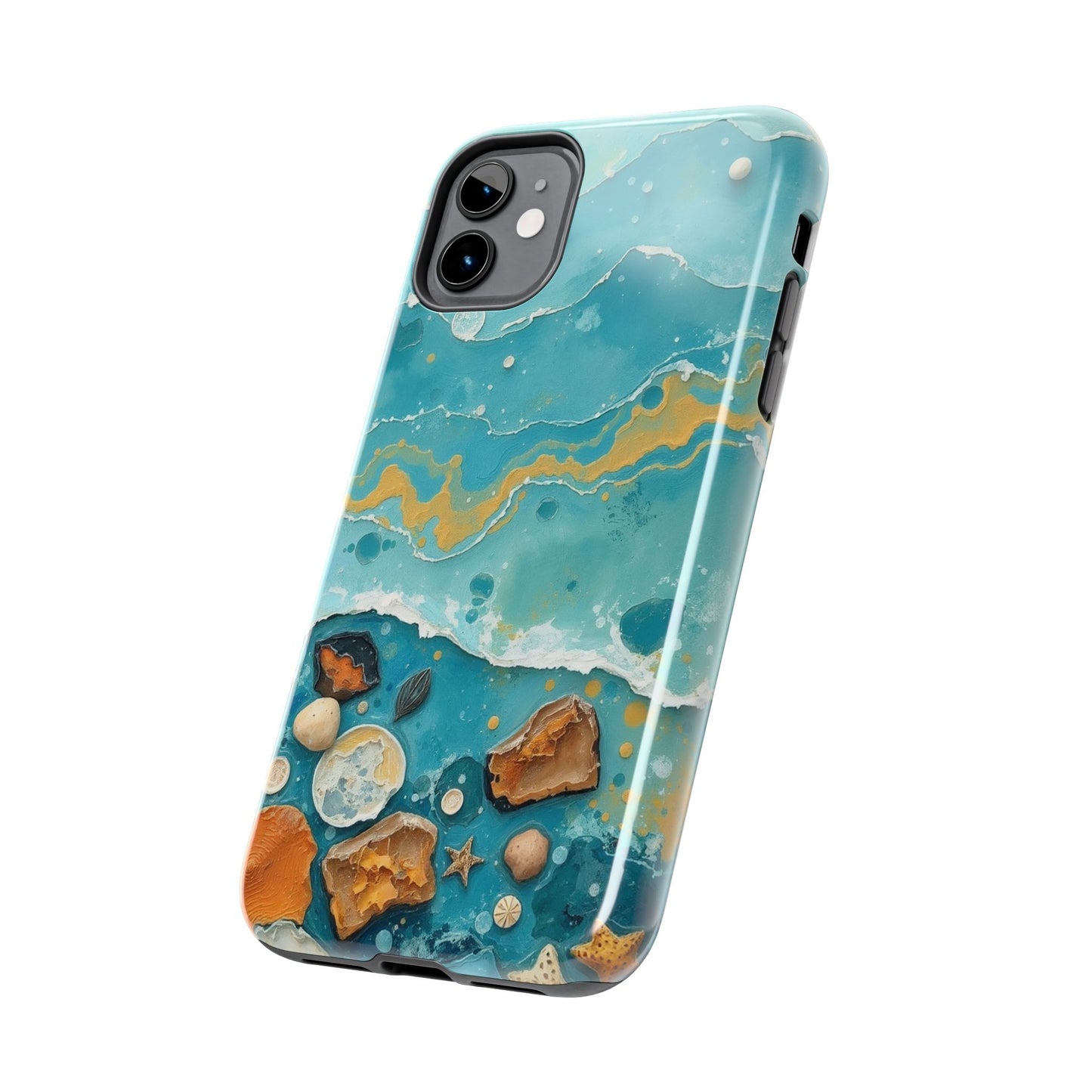 Ocean-Inspired Tough Phone Cases - Coastal Beach Vibe, Easy Accessory for Beach Lovers