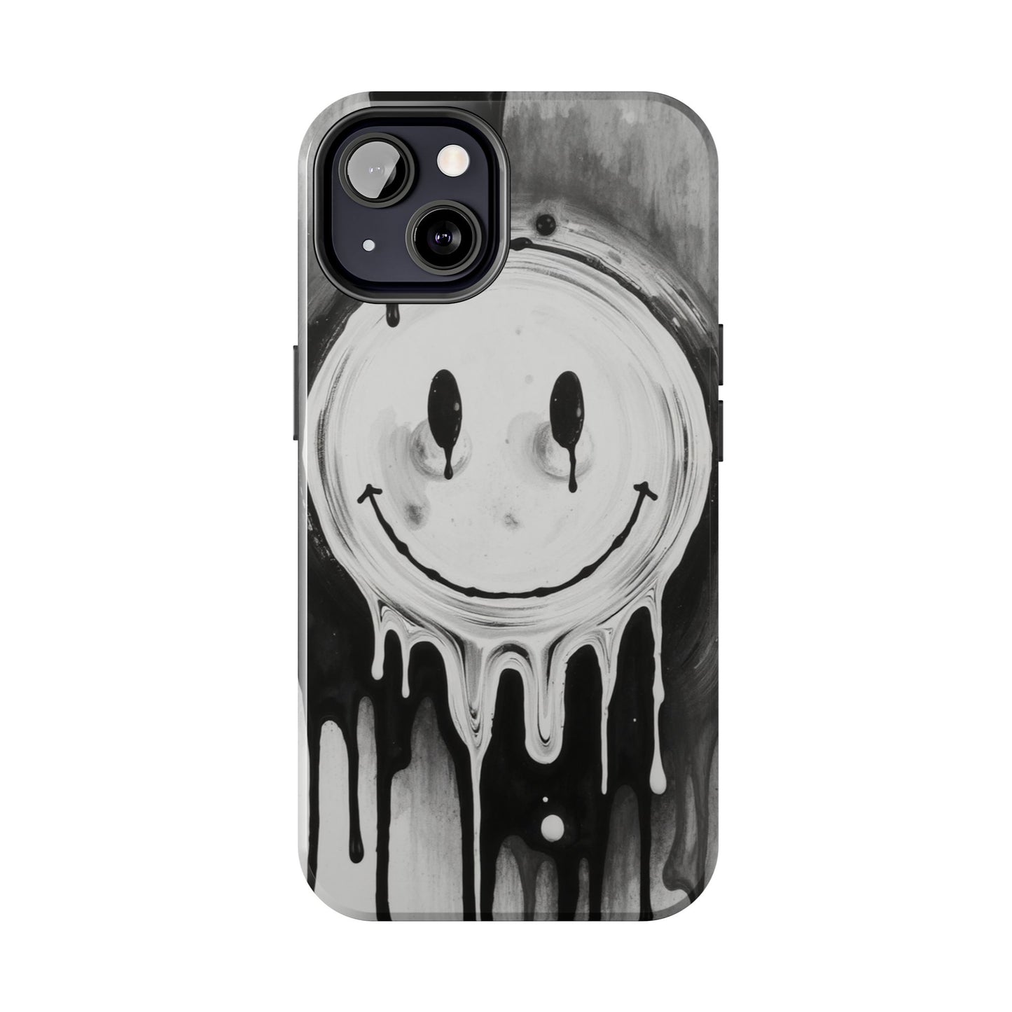 Dripping Smiley Tough Phone Case - Stylish & Durable Protection