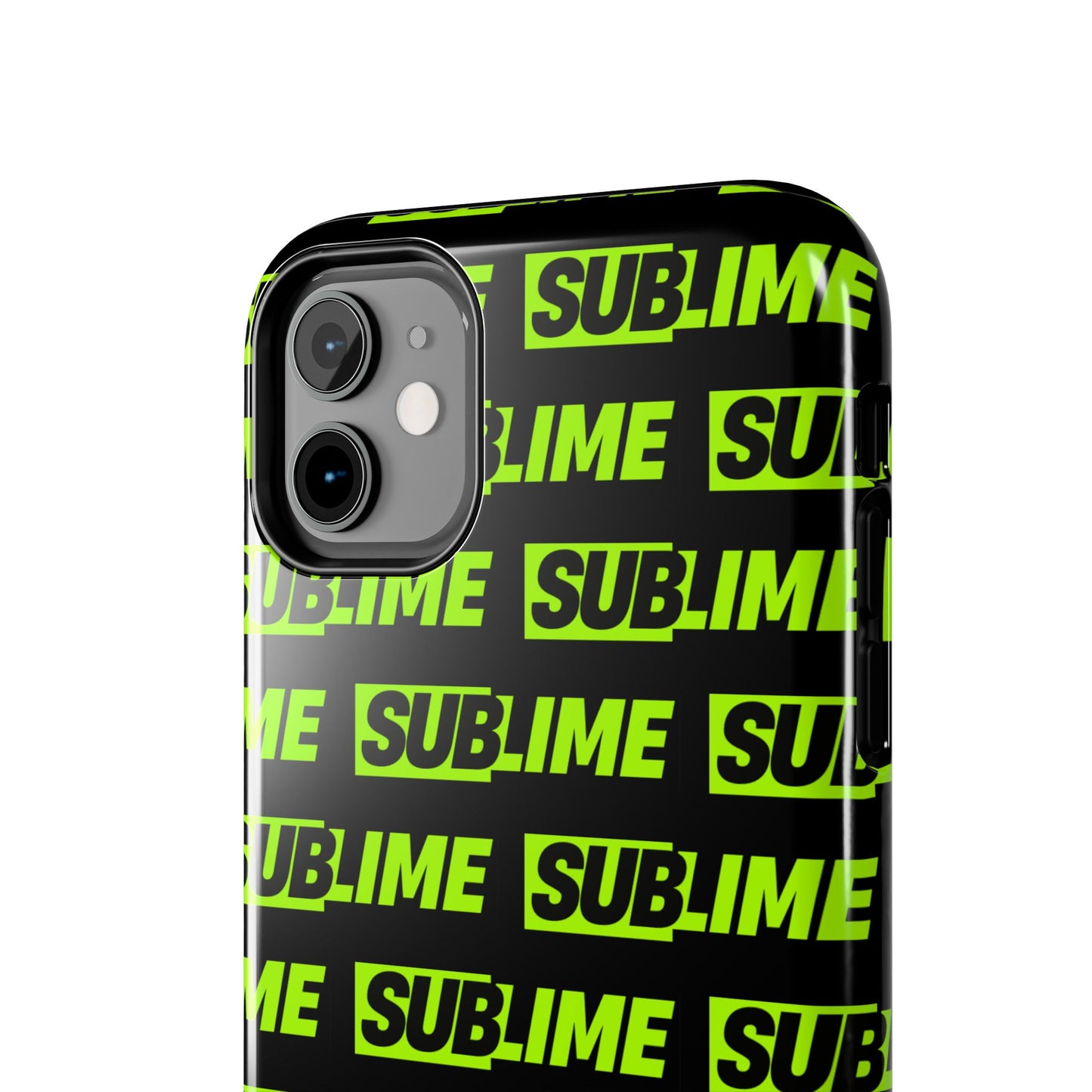 Sublime Text Pattern Tough Phone Case - Vibrant Protective Cover for iPhone