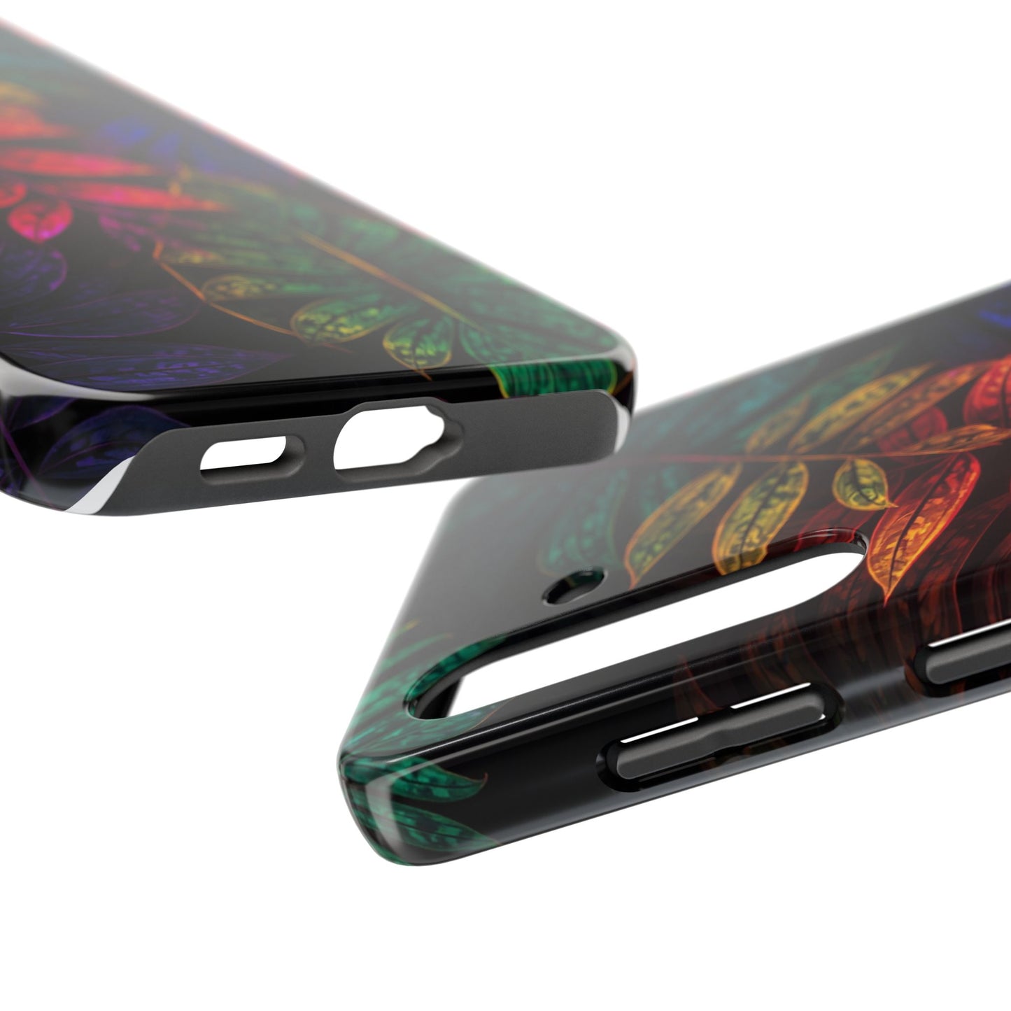 Vibrant Tropical Leaf Tough Phone Case