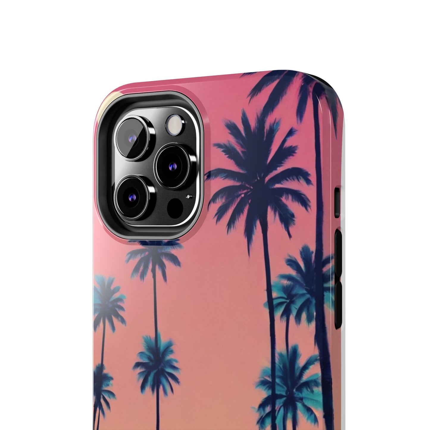 Tropical Beach Vibe Tough Phone Case - Vintage Van Design - for iPhone