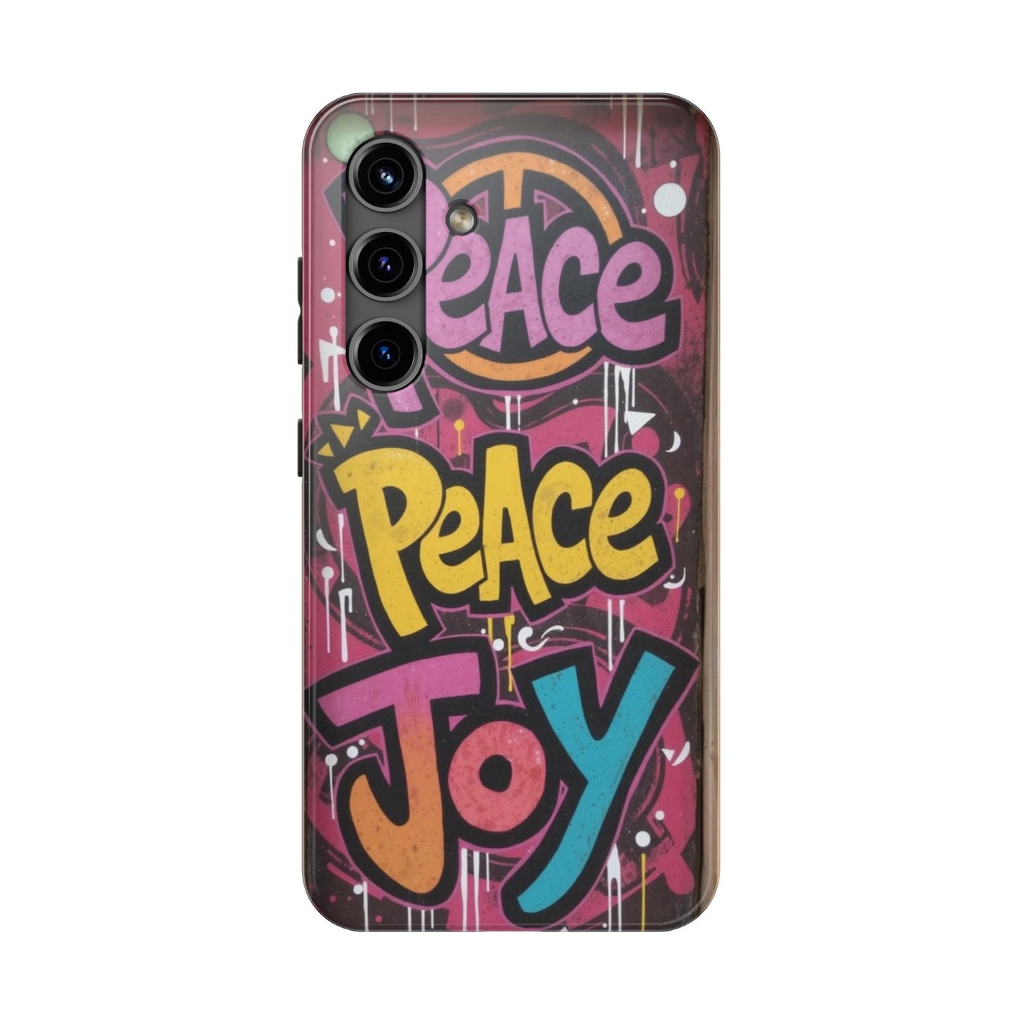 Colorful Peace Joy Tough Phone Case