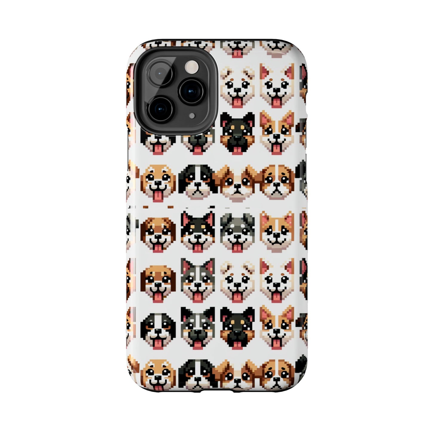 Pixelated Dog Breed Tough Phone Case - Cute, Durable Protection for Pet Lovers - for iPhone