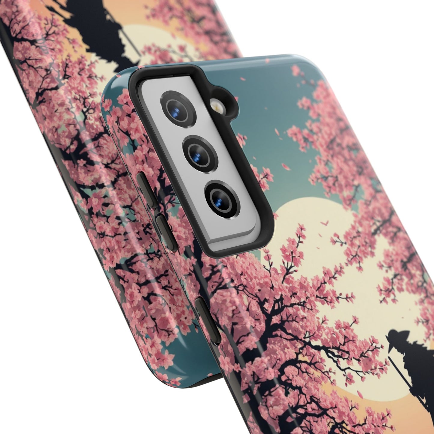 Cherry Blossom Samurai Tough Phone Case